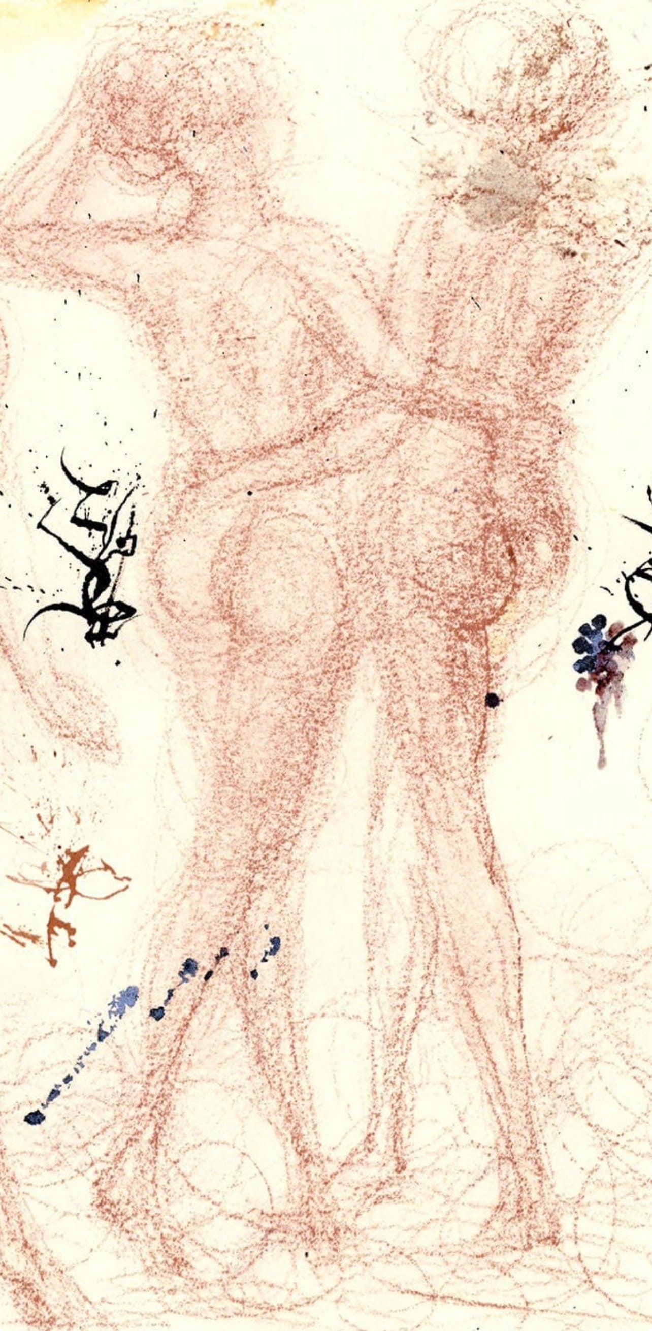 Salvador Dali, Composition (Michler/Löpsinger 1600; Field 69-3), Biblia Sacra, Limited Edition Lithograph