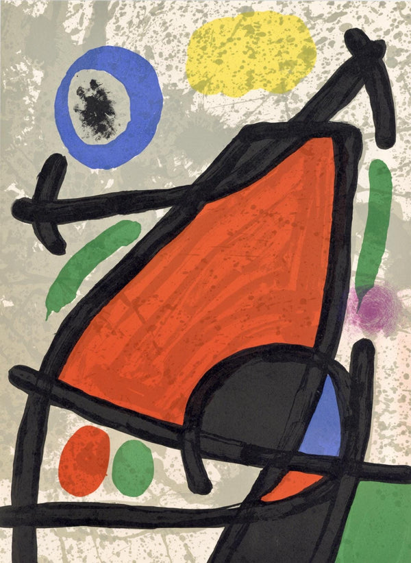 Joan Miró, Composition, Derrière le miroir, Limited Edition Lithograph