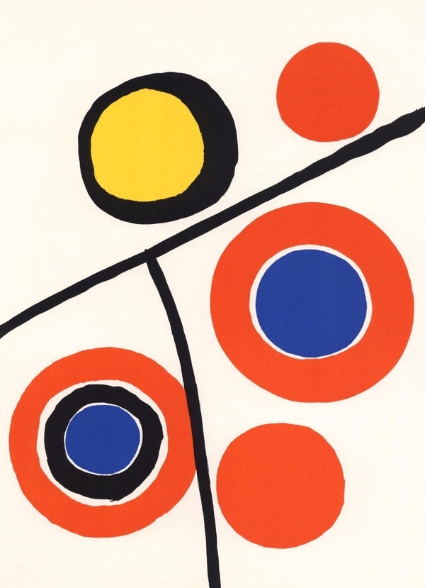 Alexander Calder, Composition, Derrière le miroir, Limited Edition Lithograph