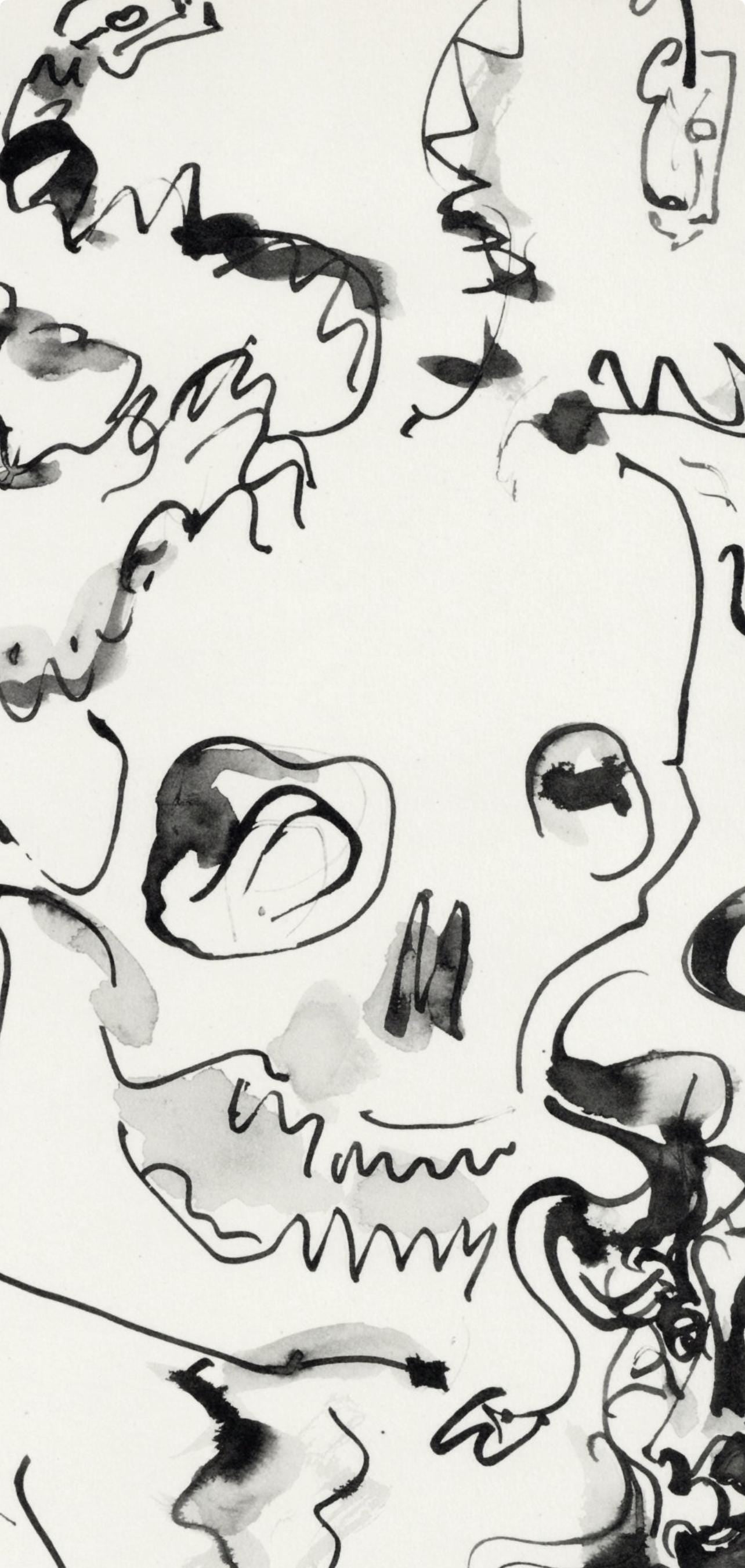 Pablo Picasso, Crânes et têtes de Méduse (Cramer No. 84), 40 dessins de Picasso en marge du Buffon, Limited Edition Lithograph
