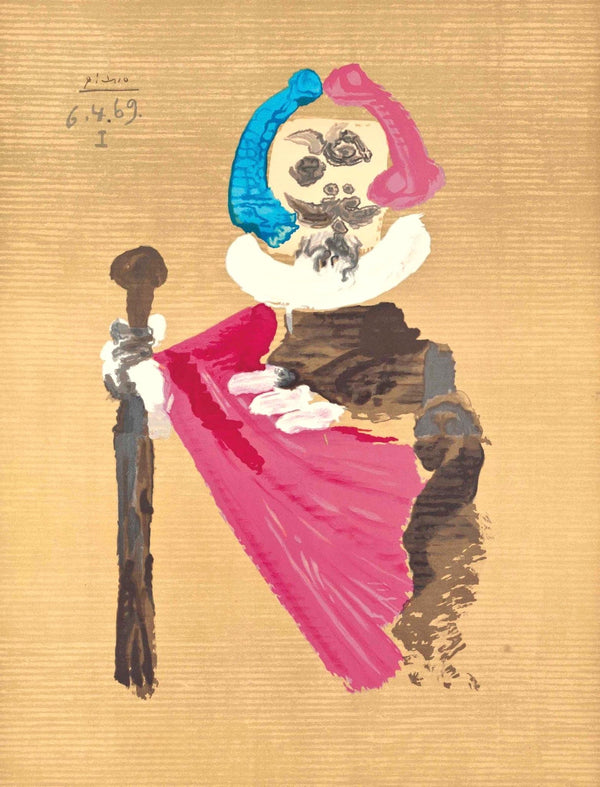 Pablo Picasso, Composition (Orozco 207-261), Vingt-Neuf Portraits Imaginaires, Limited Edition Lithograph