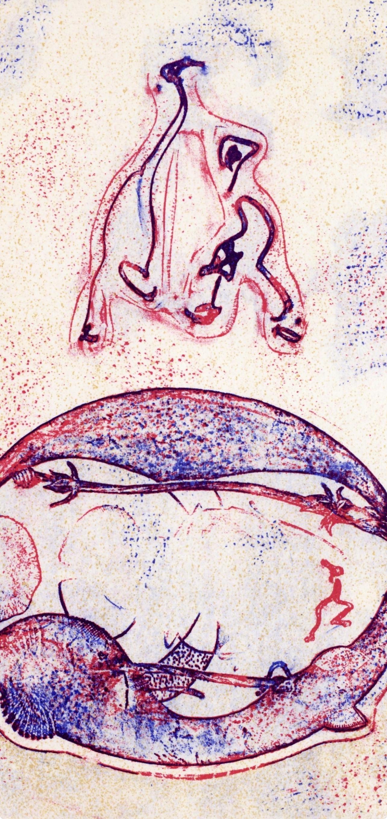Max Ernst, Composition (Spies/Leppien 202D), XXe siècle, Limited Edition Lithograph