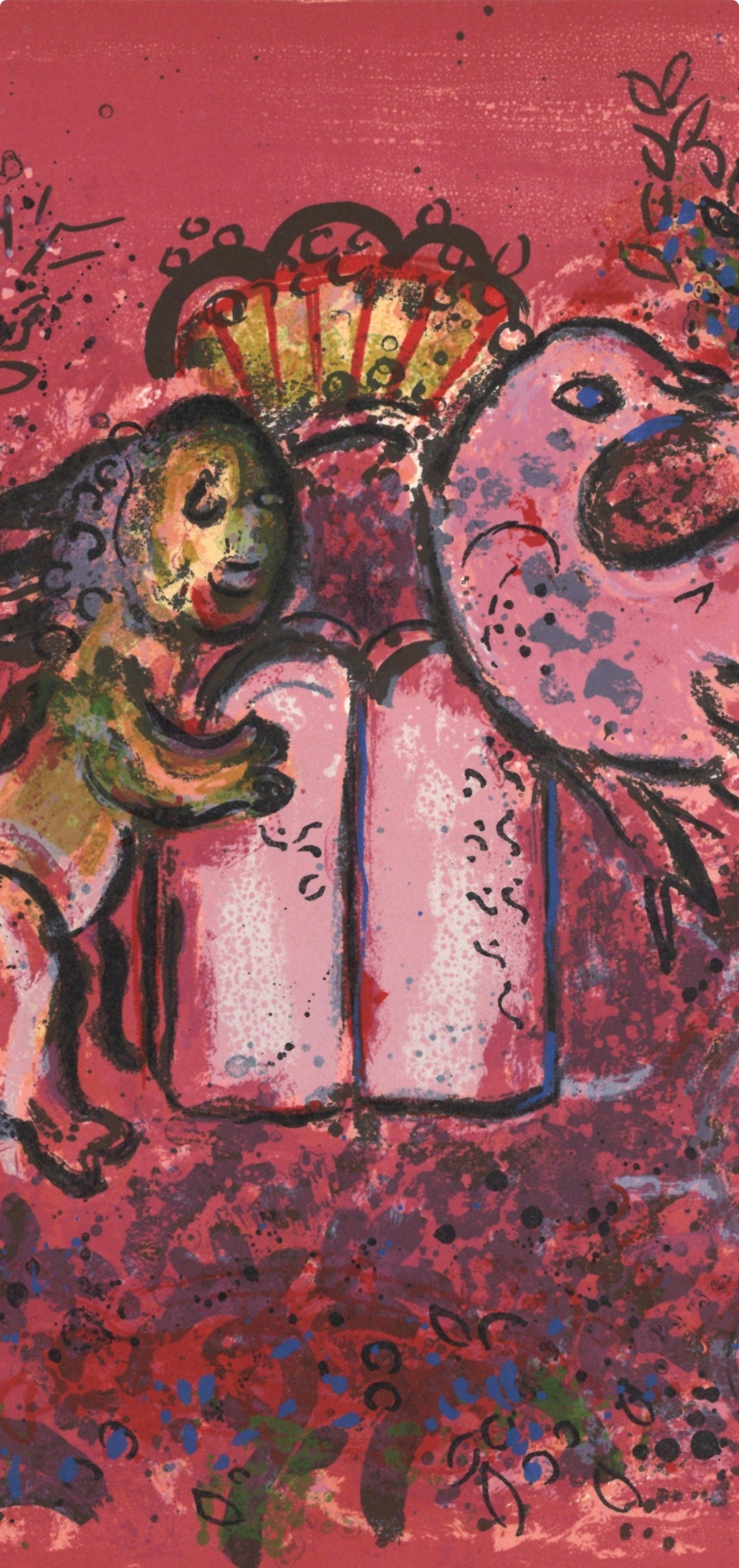 Marc Chagall, Tablets of Law (Mourlot 365; Cramer 49), Limited Edition Lithograph