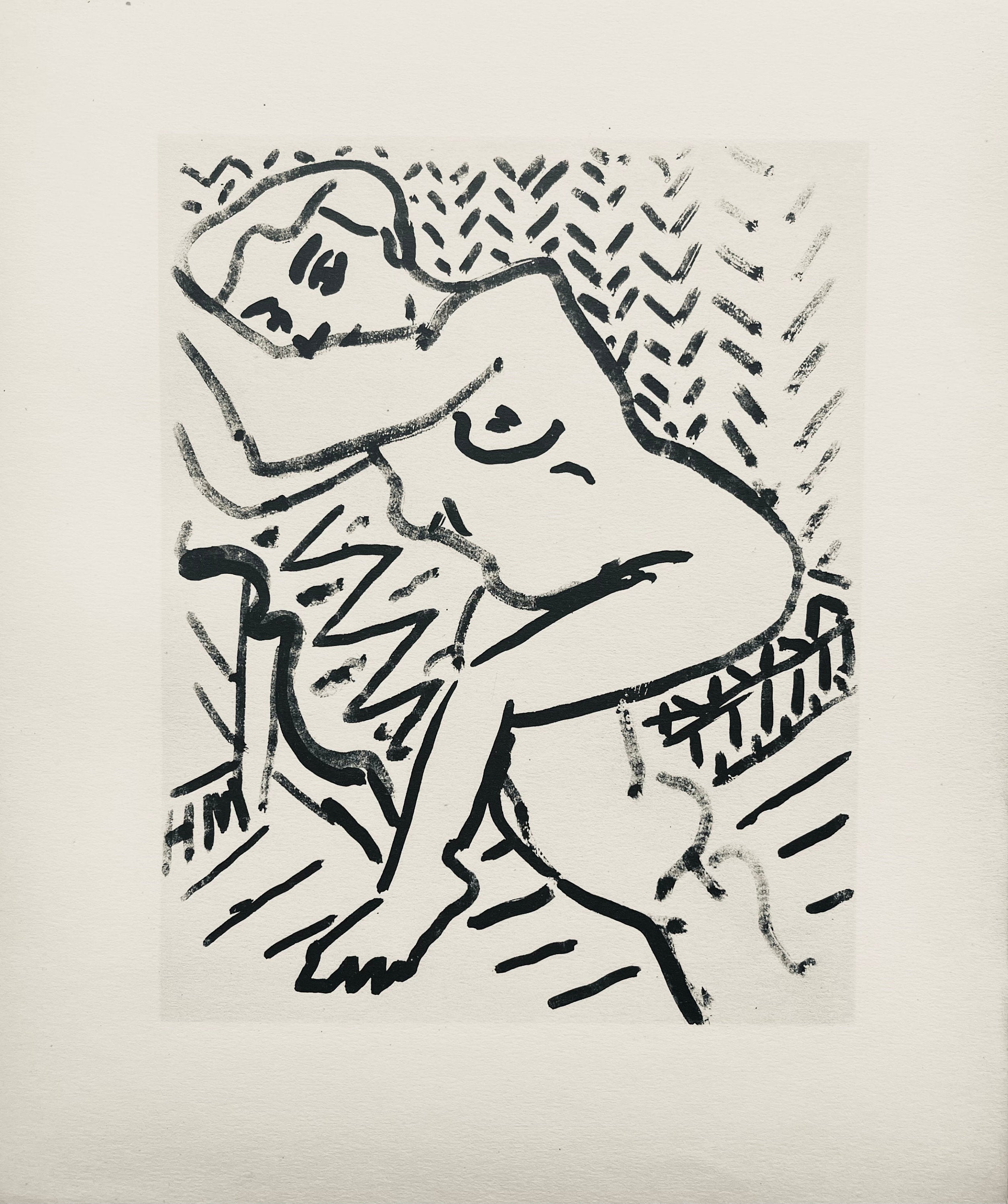 Henri Matisse, Composition (Dutel 3), Dessins de Henri-Matisse, Limited Edition Lithograph