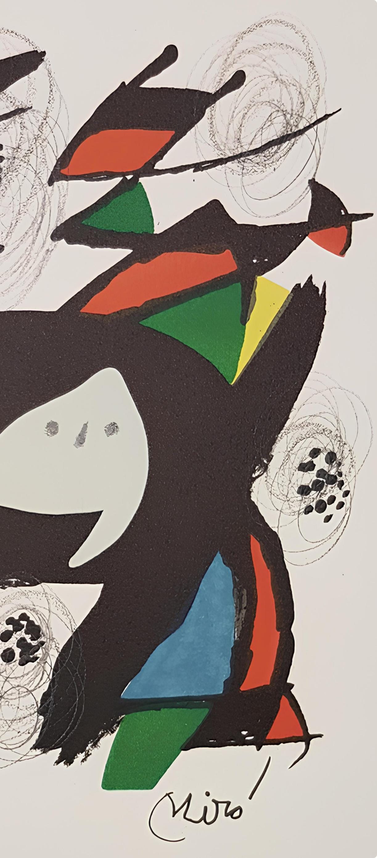 Joan Miró, Composition (Mourlot 1212-1225; Cramer 248), La mélodie acide, Limited Edition Lithograph