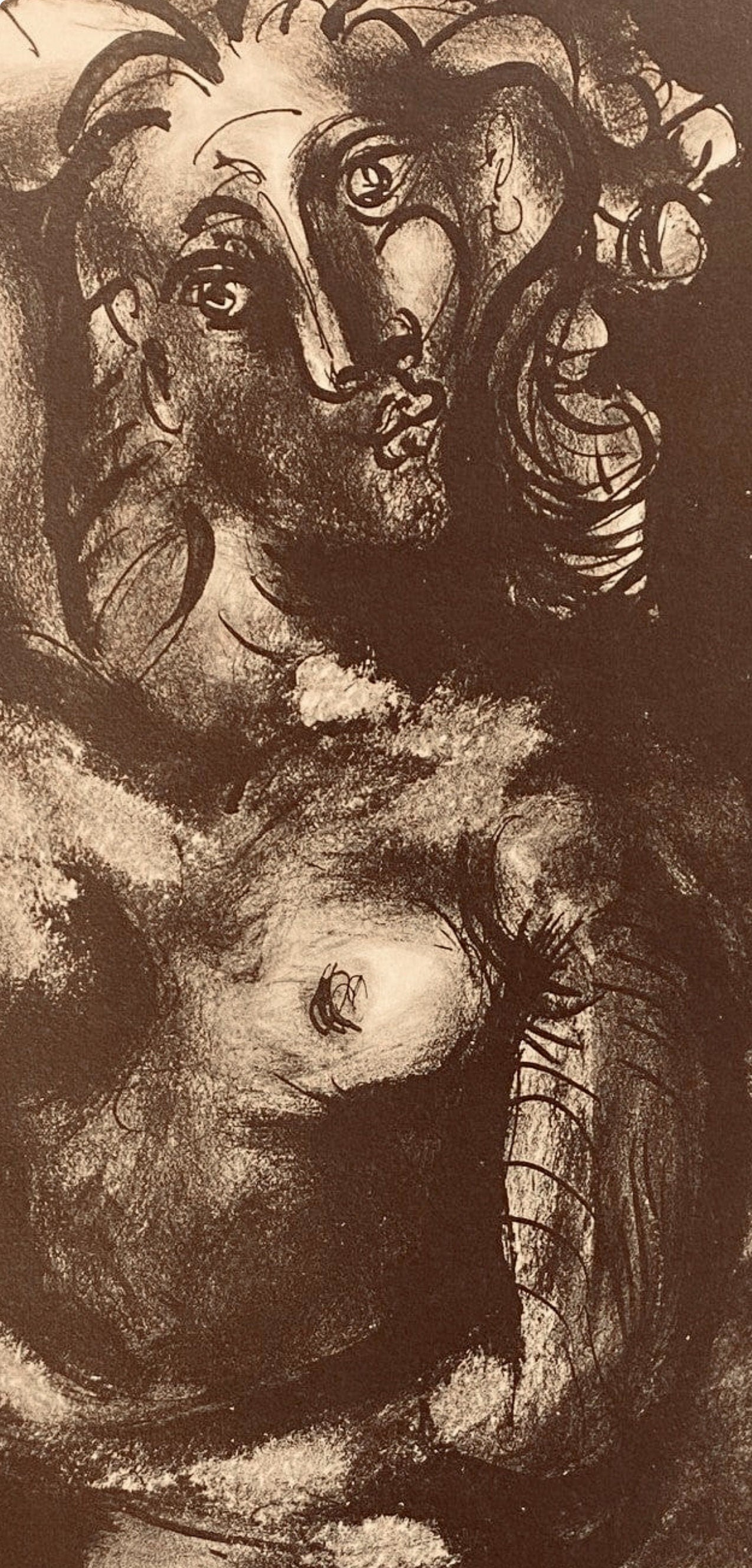 Pablo Picasso, Composition, Carnet de dessins de Picasso, Cahiers d’Art, Limited Edition Lithograph