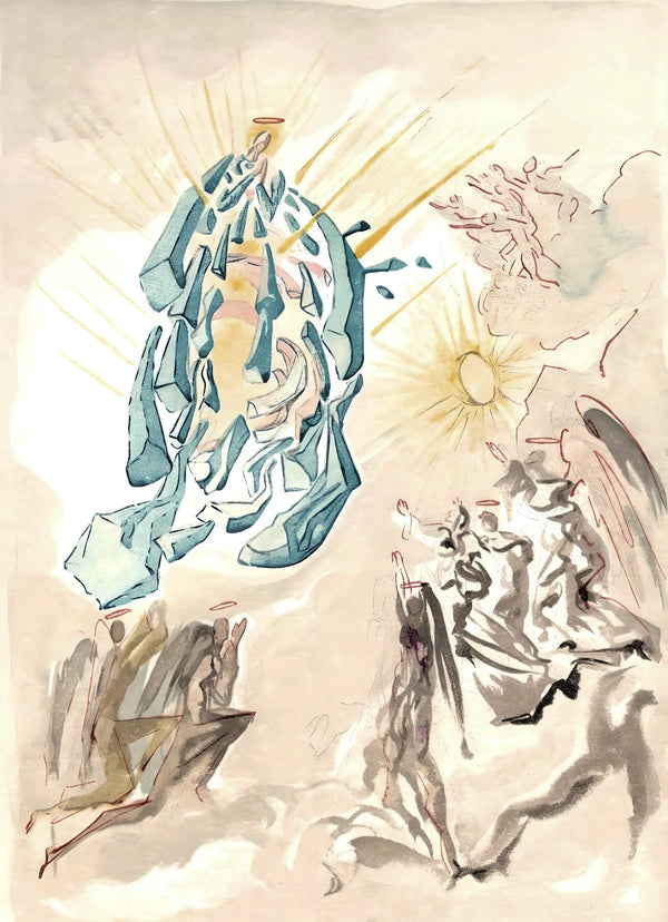 Salvador Dali, The Apotheosis of the Virgin Mary (Michler/Löpsinger 1039-1138; Field 189-200), La Divine Comédie, Limited Edition Woodcut