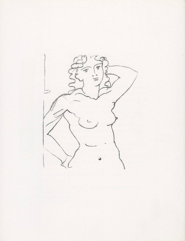André Derain, Buste de femme, Souvenirs et portraits d'artistes, Limited Edition Lithograph