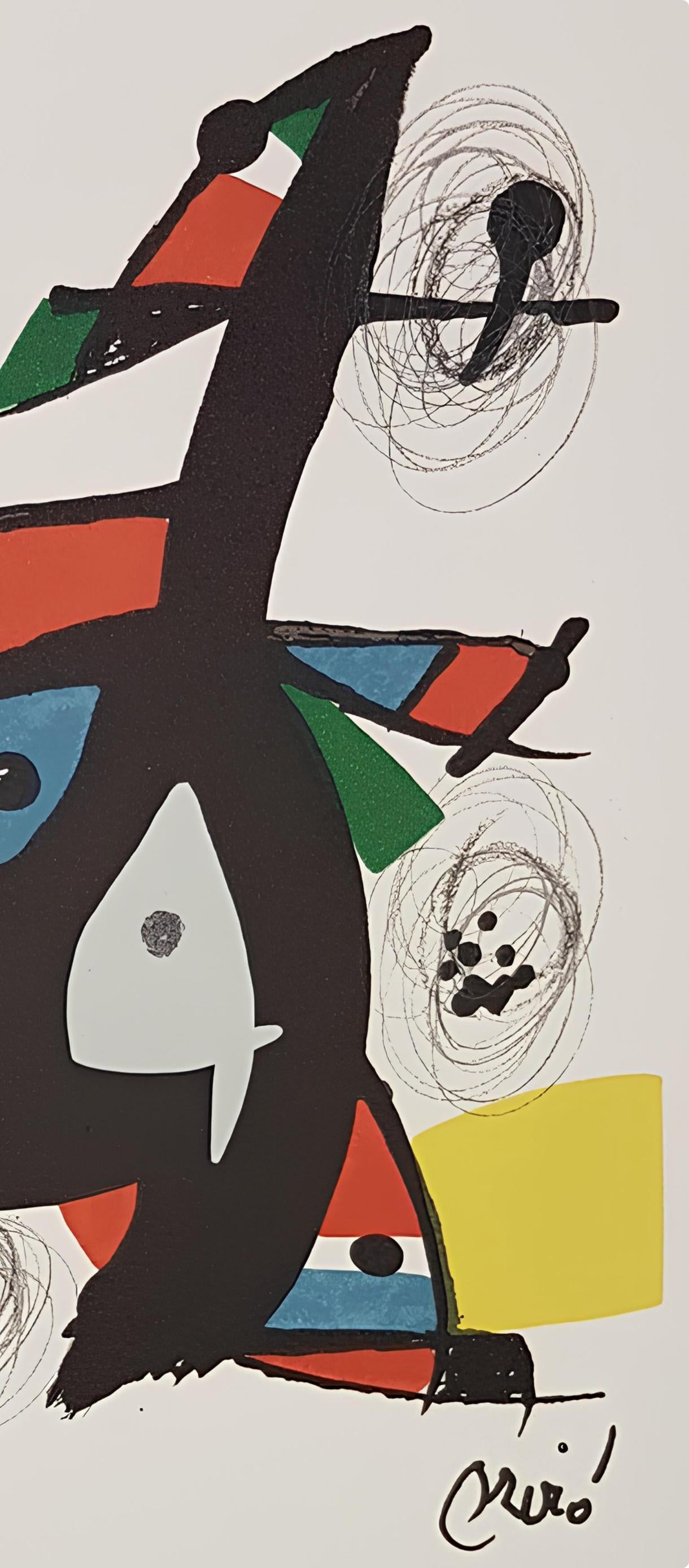 Joan Miró, Composition (Mourlot 1212-1225; Cramer 248), La mélodie acide, Limited Edition Lithograph