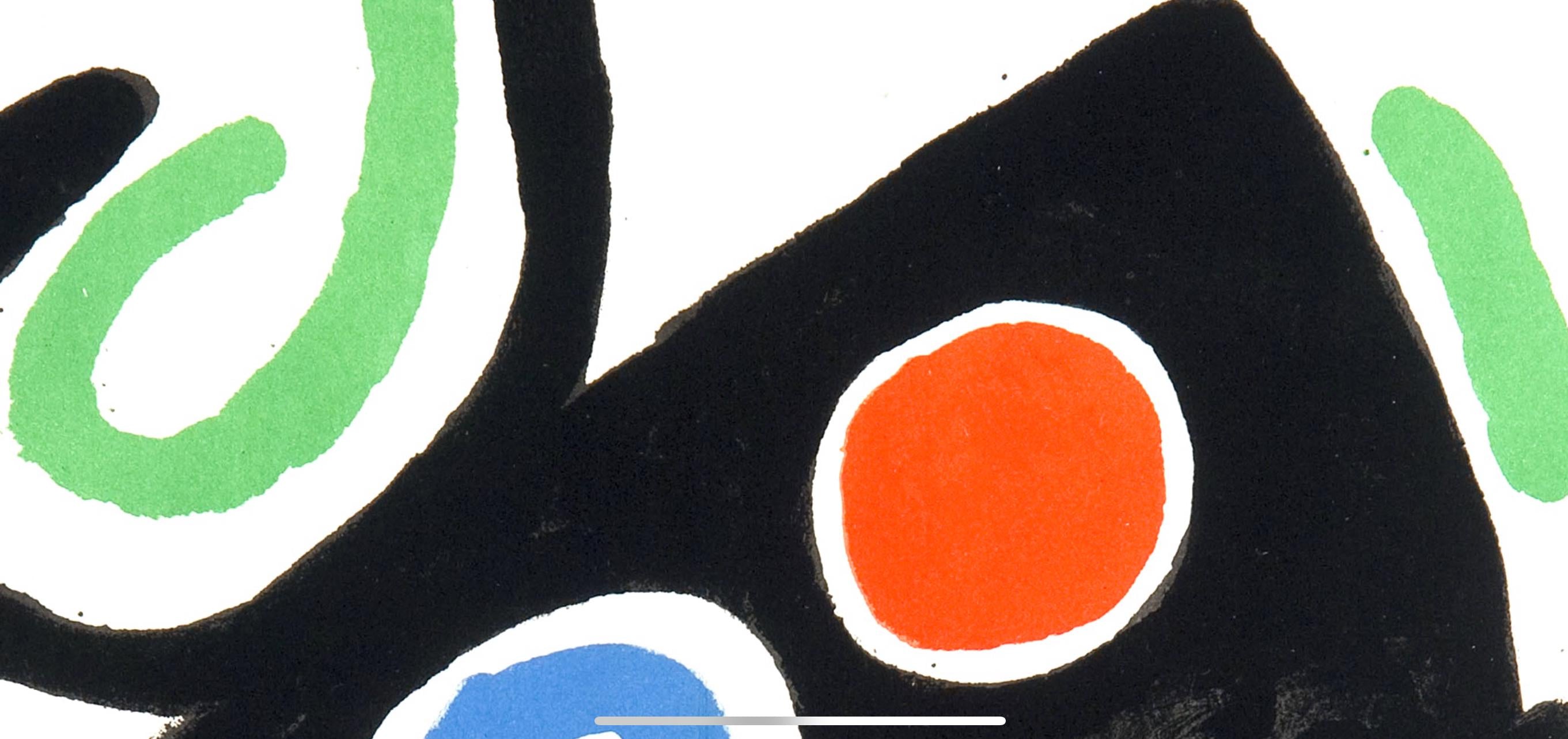 Joan Miró, Composition (Mourlot 872-881; Cramer 164), El tapís de Tarragona, Limited Edition Lithograph