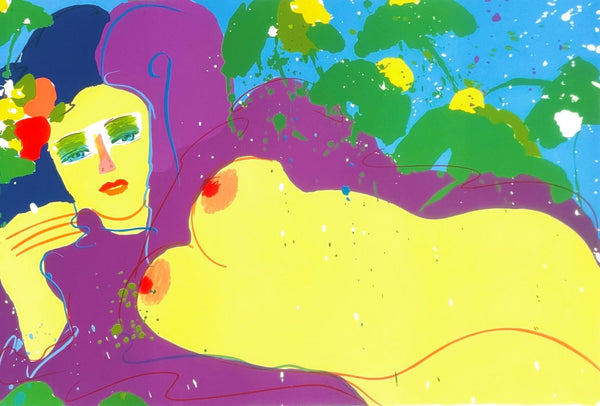 Walasse Ting 丁雄泉, Grape Flavor, Limited Edition Lithograph