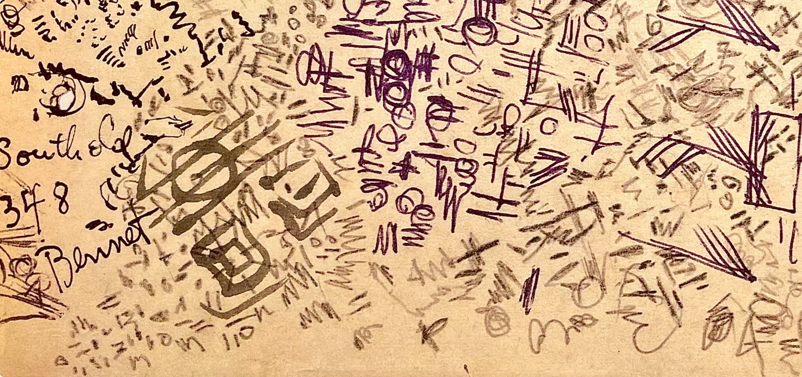 Jackson Pollock, Composition, Jackson Pollock, The Last Sketchbook, Limited Edition Lithograph