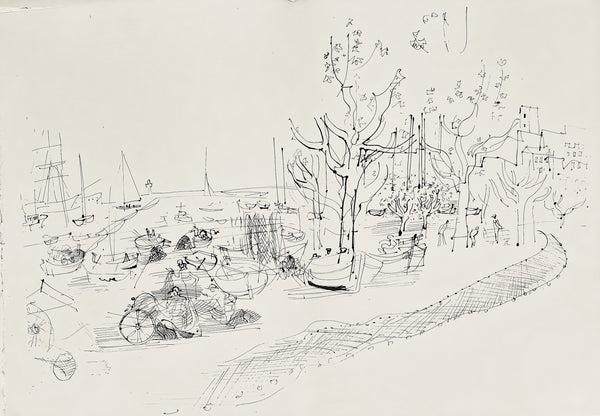 Raoul Dufy, Composition, Les Côtes Normandes, Limited Edition Lithograph