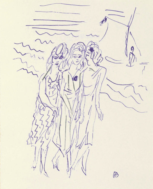 Pierre Bonnard, Composition (Terrasse 54), Pierre Bonnard Correspondences, Limited Edition Lithograph