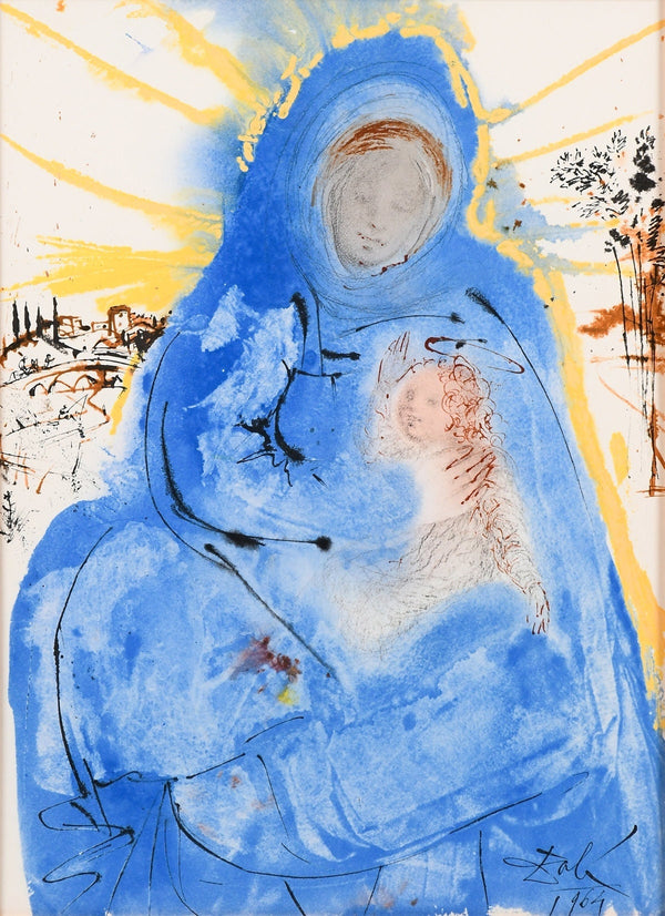 Salvador Dali, Composition (Michler/Löpsinger 1600; Field 69-3), Biblia Sacra, Limited Edition Lithograph