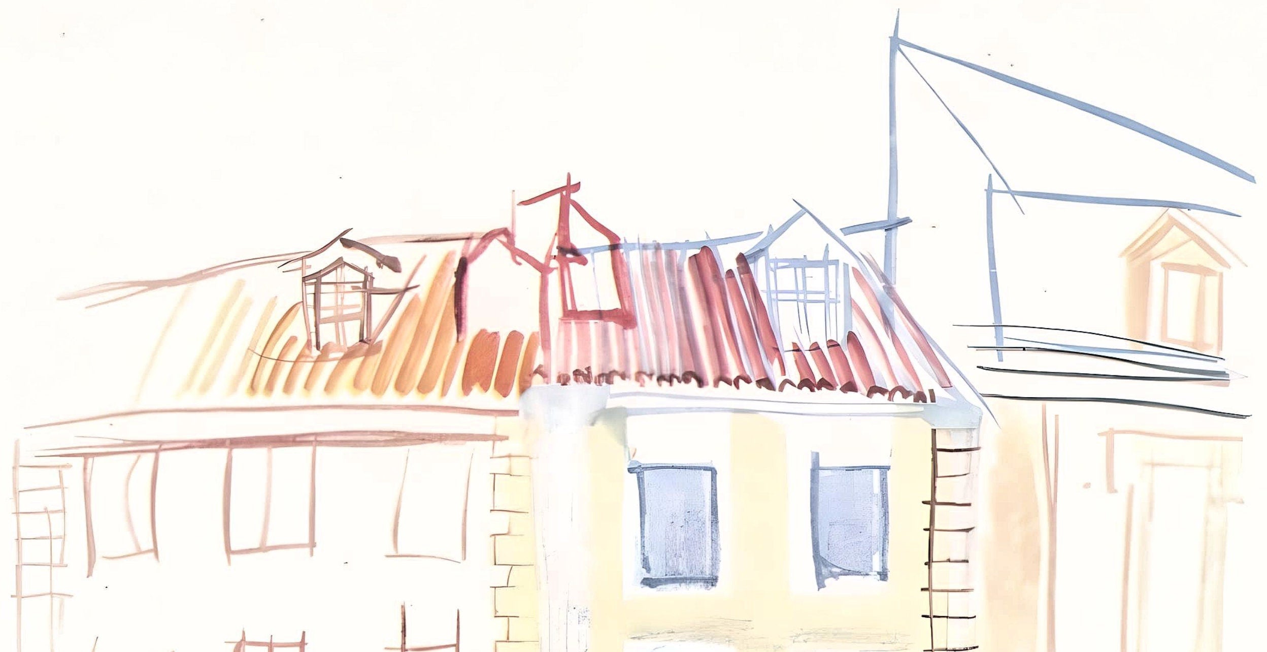 Raoul Dufy, La fenêtre de Dufy à Aspet, Vacances forcées