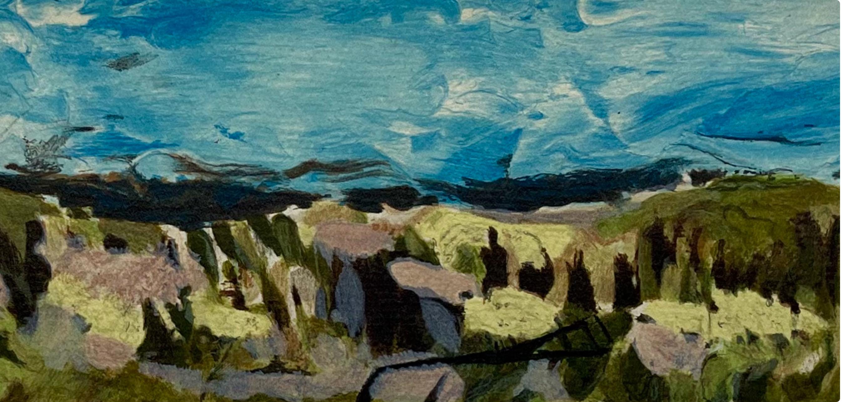 Georges Braque, Paysage, Varengeville, Limited Edition Lithograph