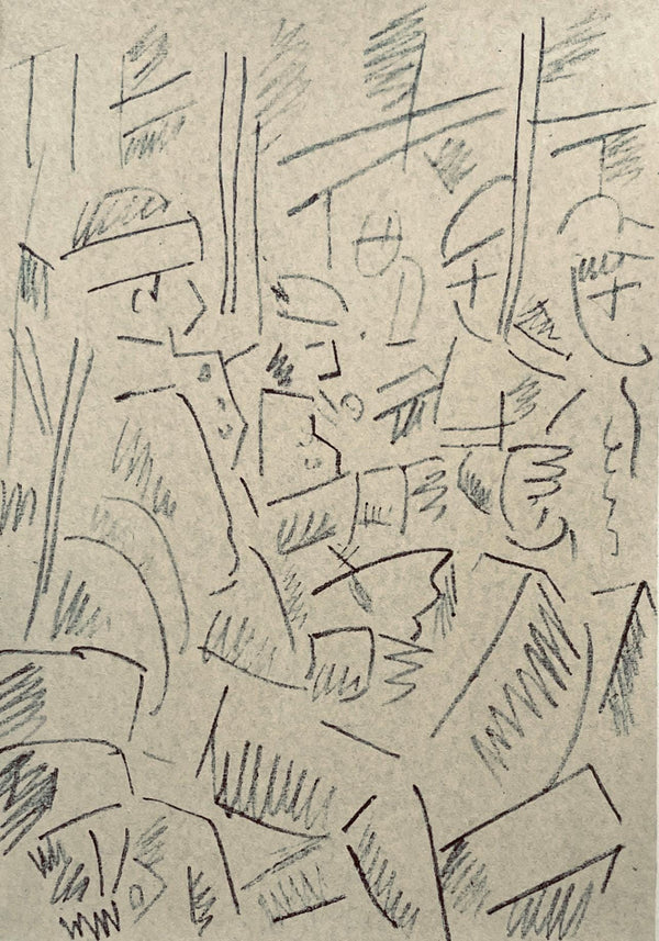 Fernand Léger, Dans l'Hôpital, Fernand Léger, Dessins de Guerre, Limited Edition Lithograph