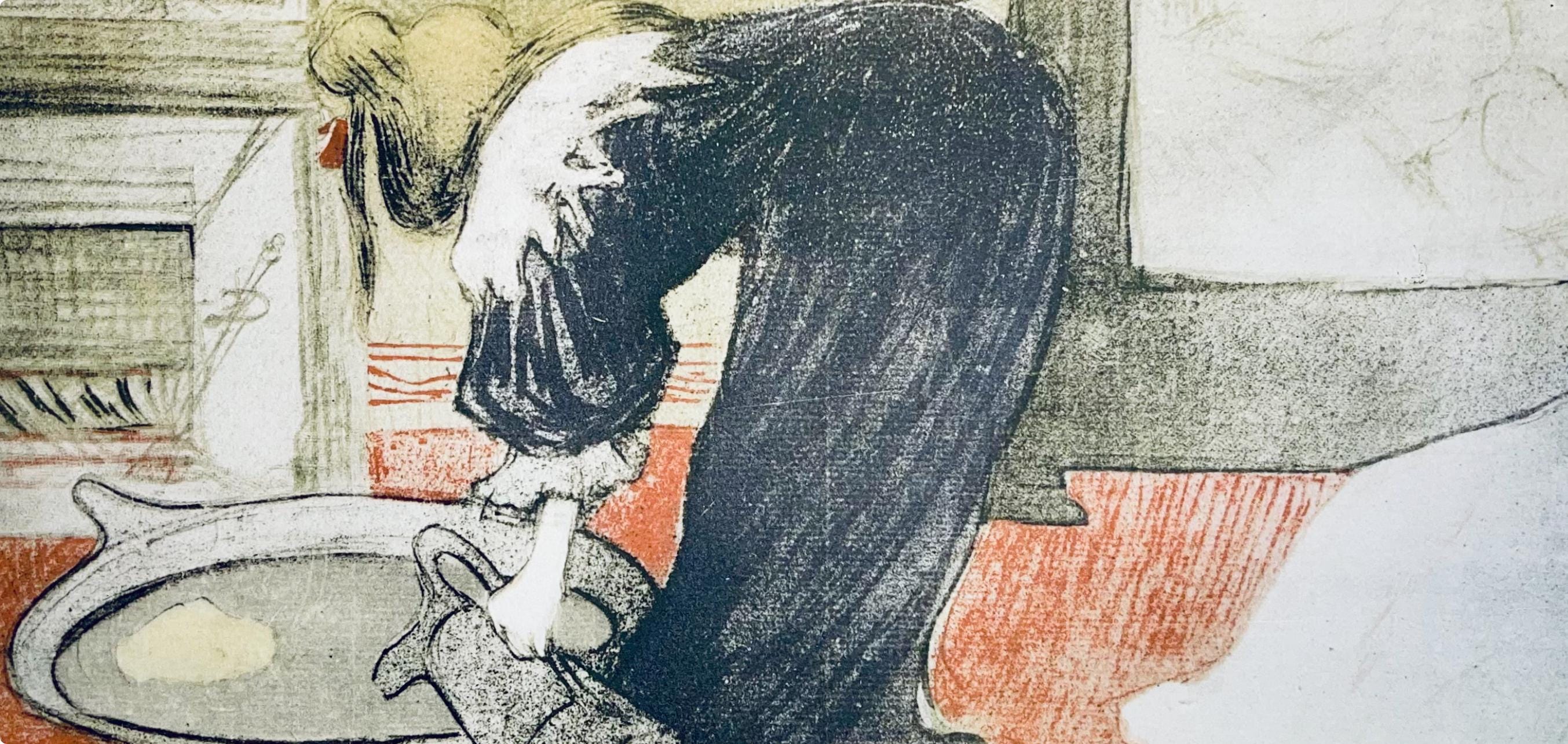 Henri de Toulouse-Lautrec, Composition, Images de Lautrec, 21 Planches en Couleurs, Collezione dell'Obelisco, Limited Edition Lithograph