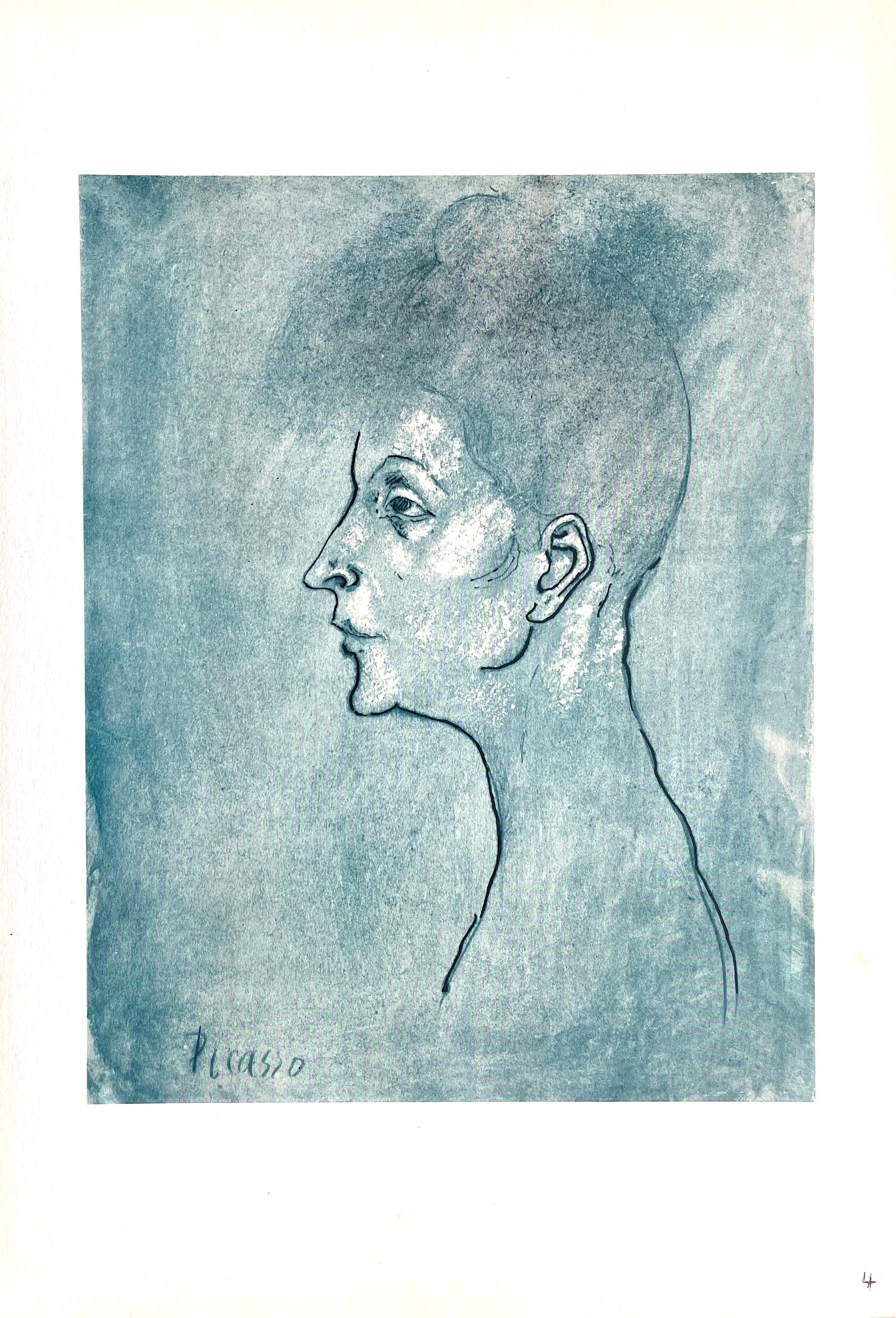Pablo Picasso, Mother and Child (Orozco 95), Picasso: Fifteen Drawings, Limited Edition Lithograph