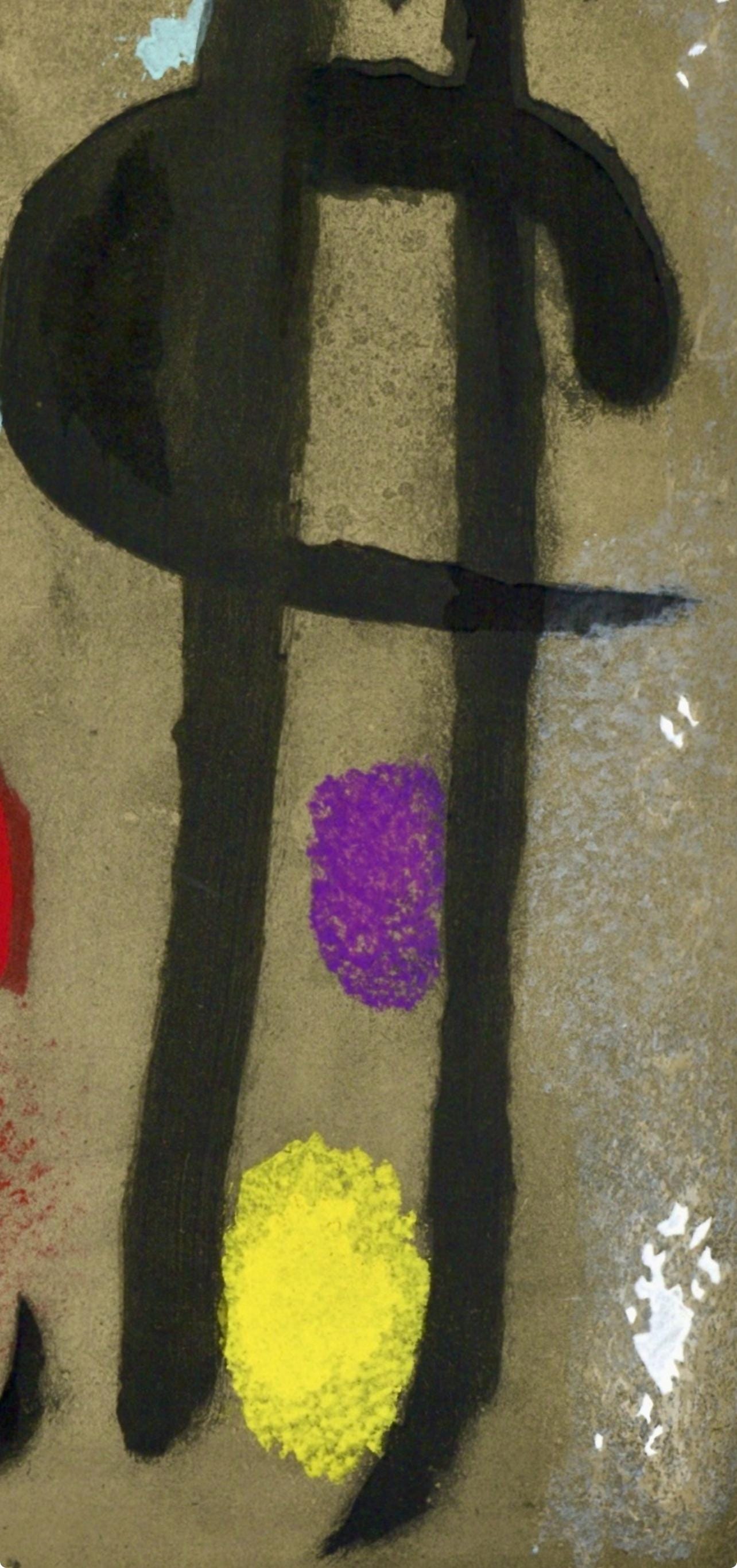 Joan Miró, Composition (Cramer 103; Mourlot 382-383), Miró Cartones 1956-1965, Limited Edition Lithograph