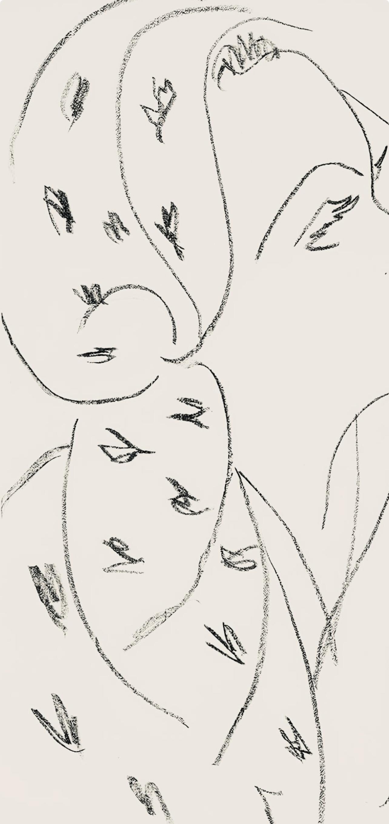 Henri Matisse, Série L, var. 10 (Duthuit 9), Henri Matisse, Dessins, Thèmes et variations, Limited Edition Lithograph