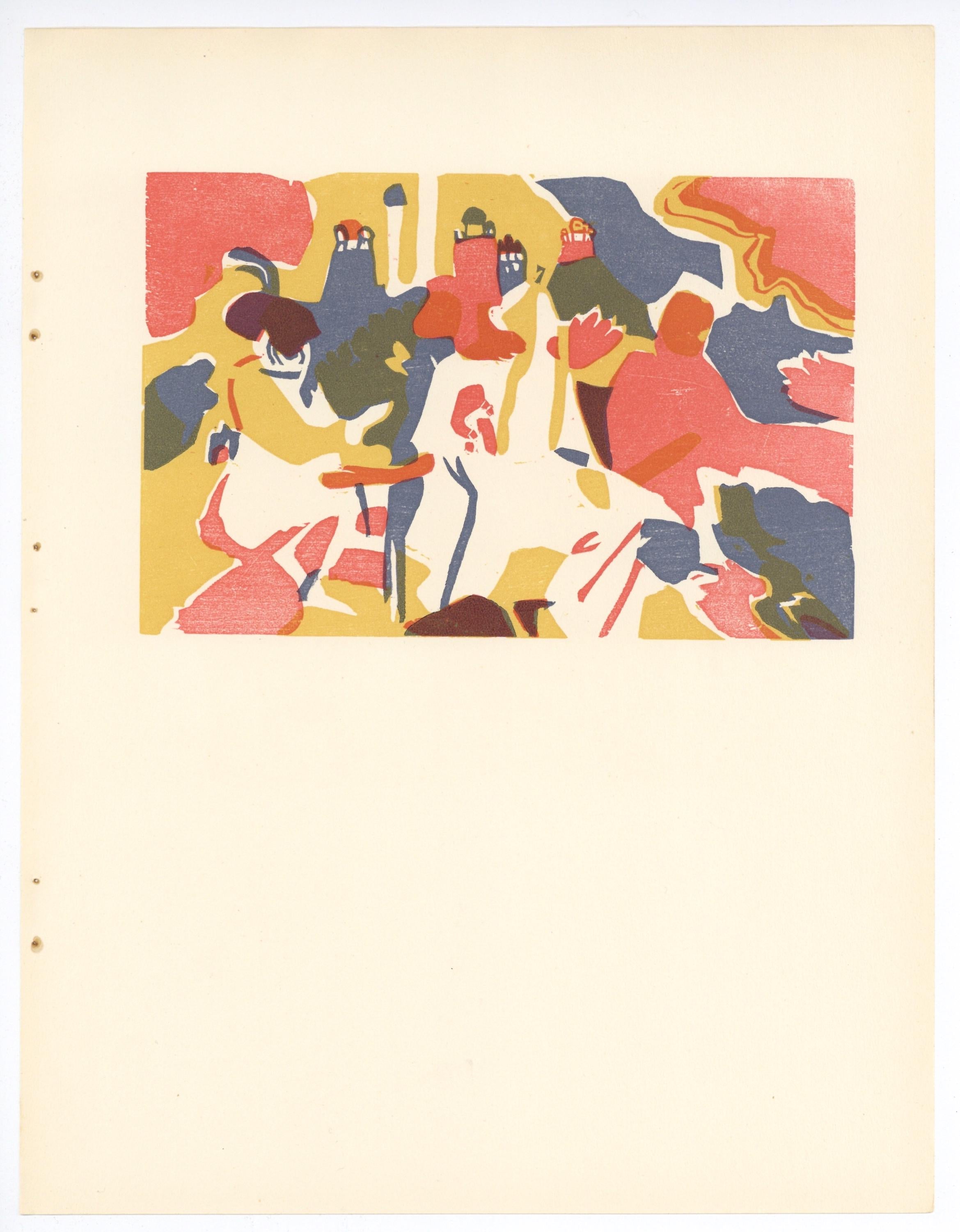 Wassily Kandinsky, Orientalisches (Roethel 10), XXe siècle, Limited Edition Woodcut