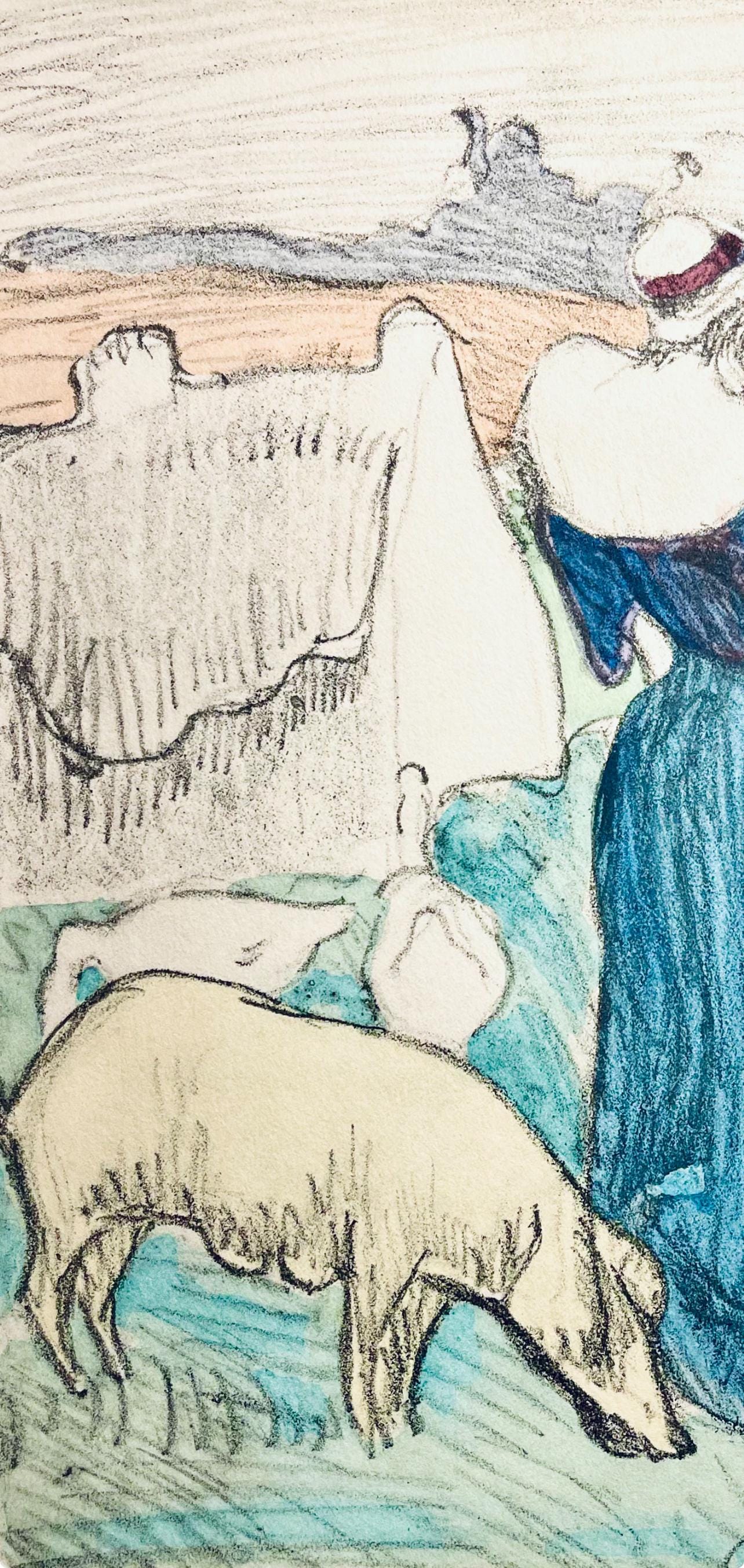 Émile Bernard, Composition, Éloge de Émile Bernard, Limited Edition Woodcut