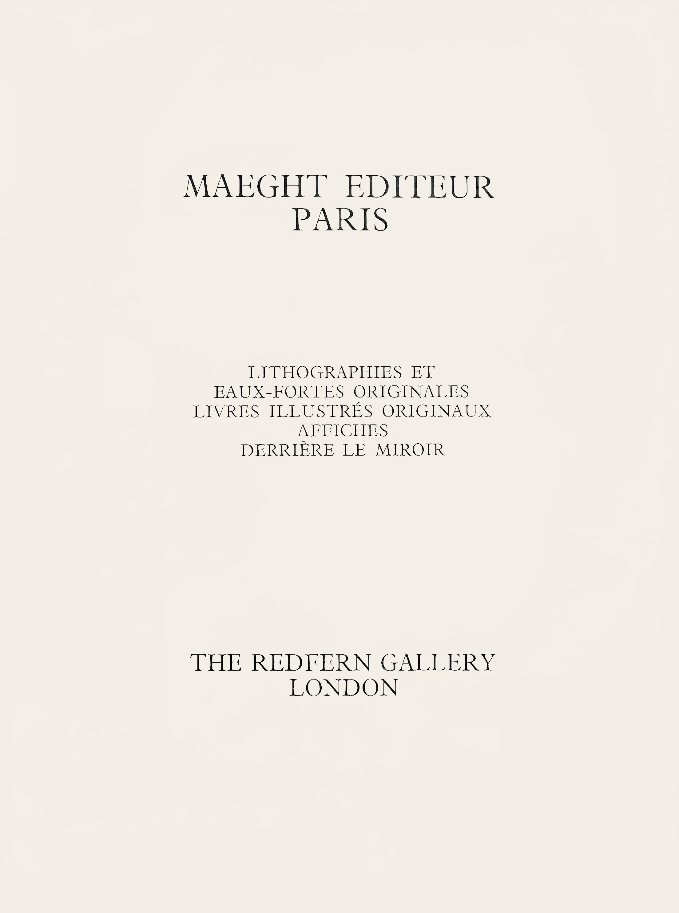 Ellsworth Kelly, Composition, Derrière le miroir, Limited Edition Lithograph