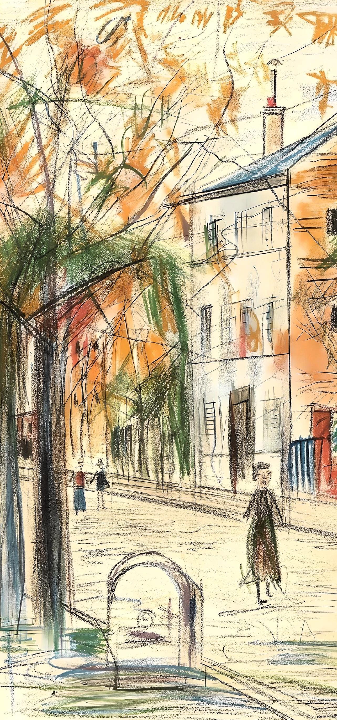 Maurice Utrillo, Composition, Éloge de Maurice Utrillo, Limited Edition Lithograph
