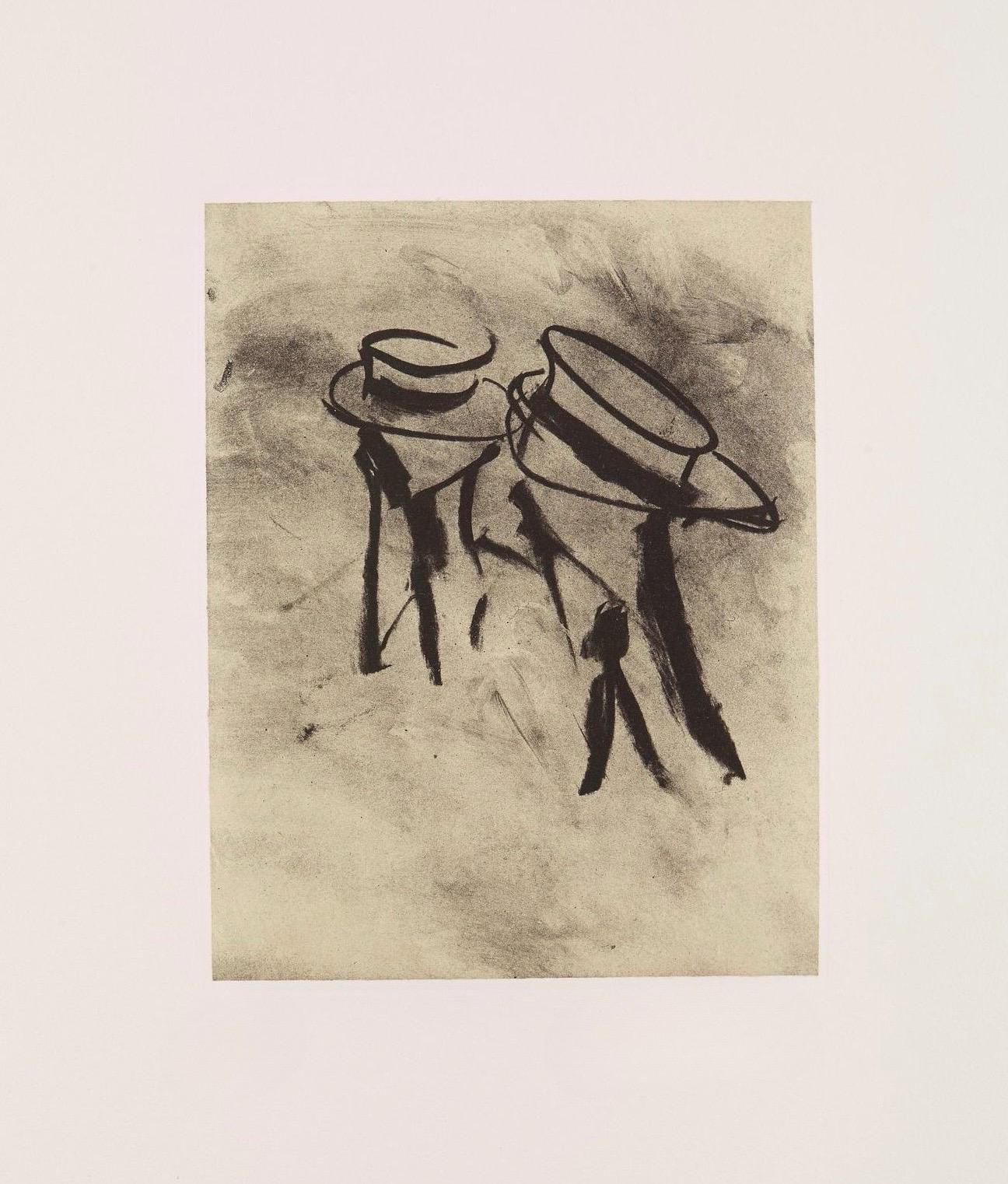 Willem de Kooning, Composition, Poems, Limited Edition Lithograph