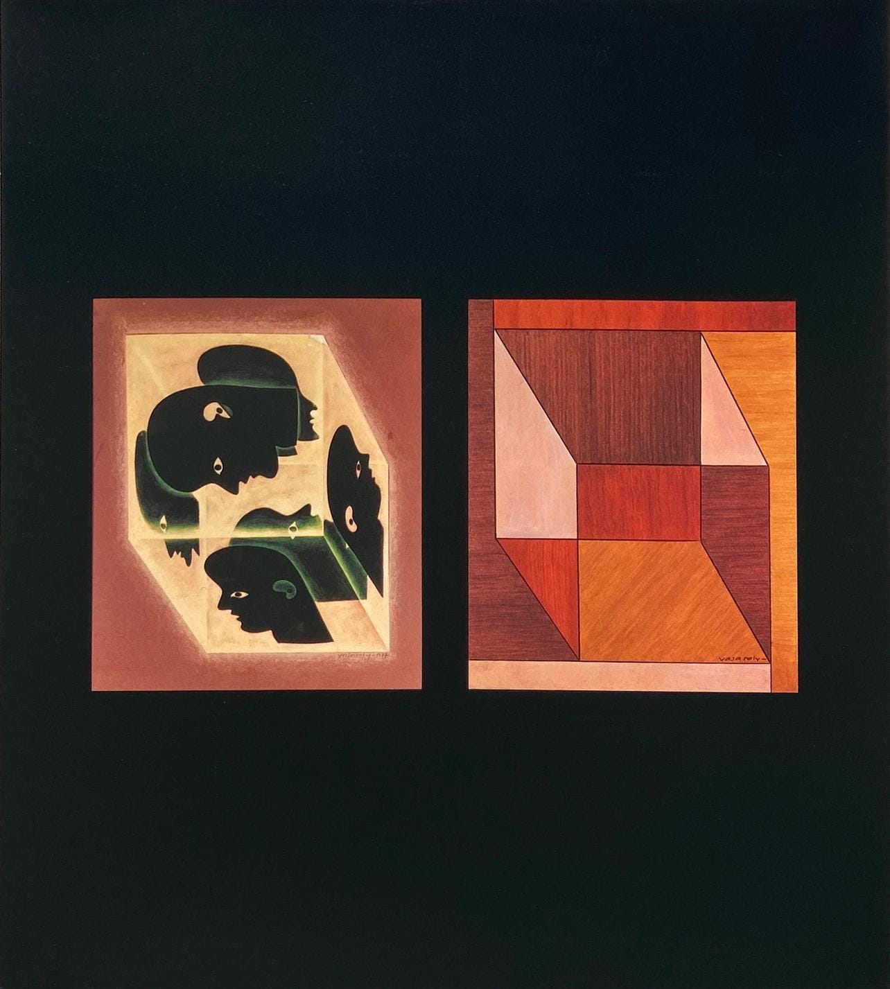 Victor Vasarely, Composition, Graphismes III, Limited Edition Héliogravure