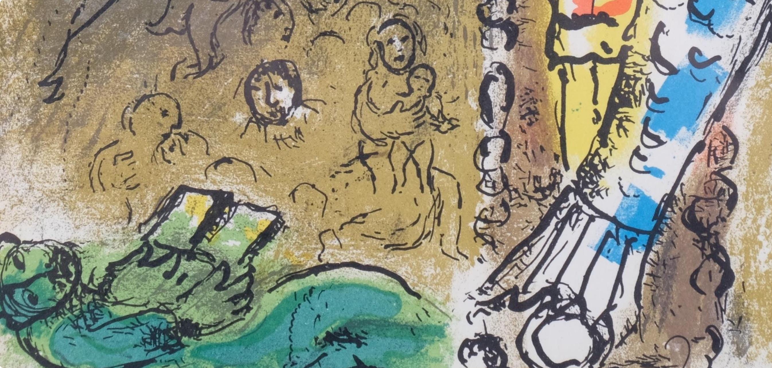 Marc Chagall, Composition (Mourlot 192-207; Cramer 34), Limited Edition Lithograph