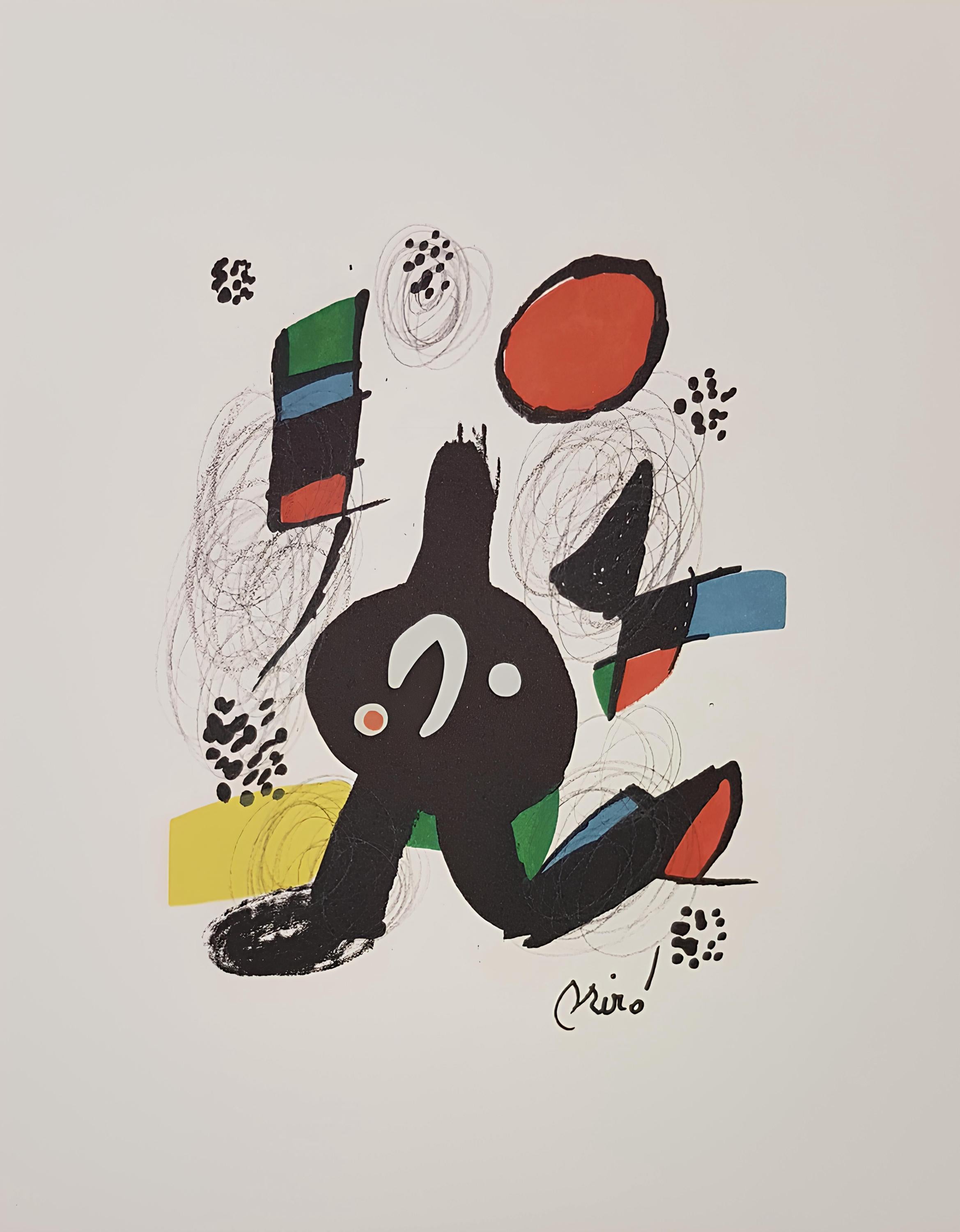 Joan Miró, Composition (Mourlot 1212-1225; Cramer 248), La mélodie acide, Limited Edition Lithograph
