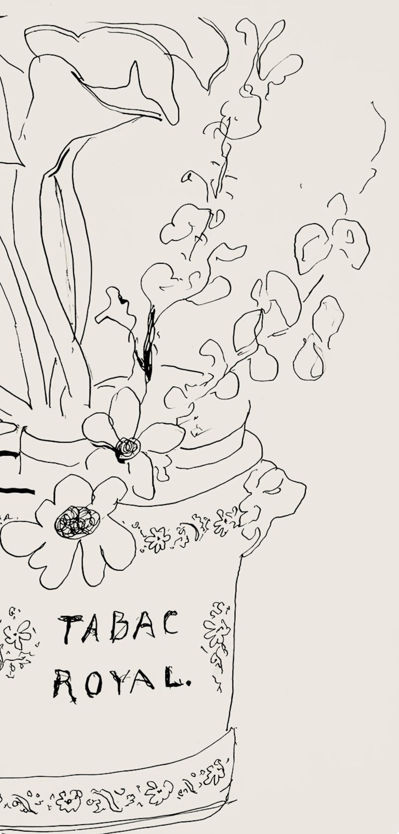 Henri Matisse, Série N Gc'S, var. 3 (Duthuit 9), Henri Matisse, Dessins, Thèmes et variations, Limited Edition Lithograph