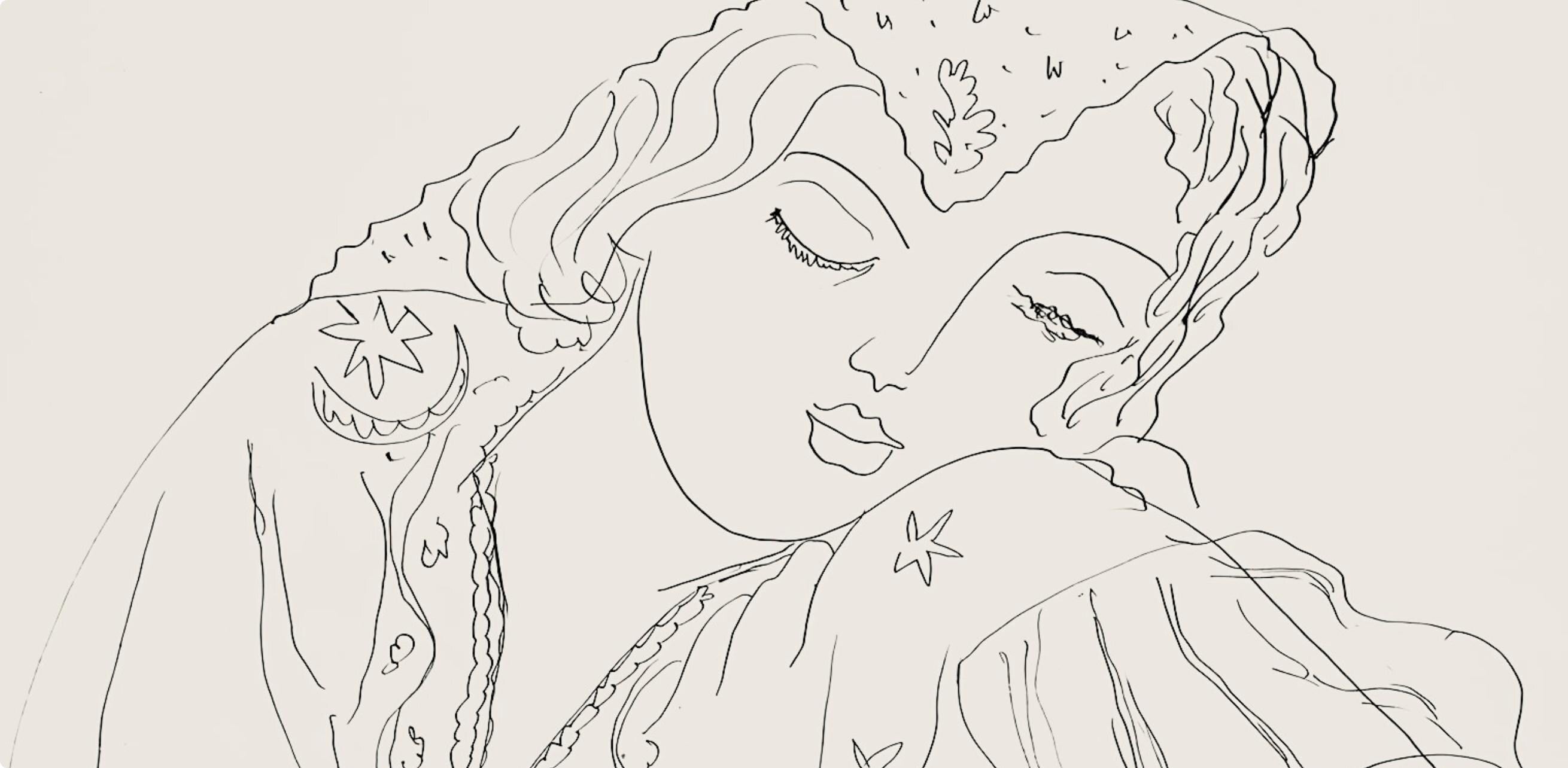 Henri Matisse, Série I, var. 8 (Duthuit 9), Henri Matisse, Dessins, Thèmes et variations, Limited Edition Lithograph