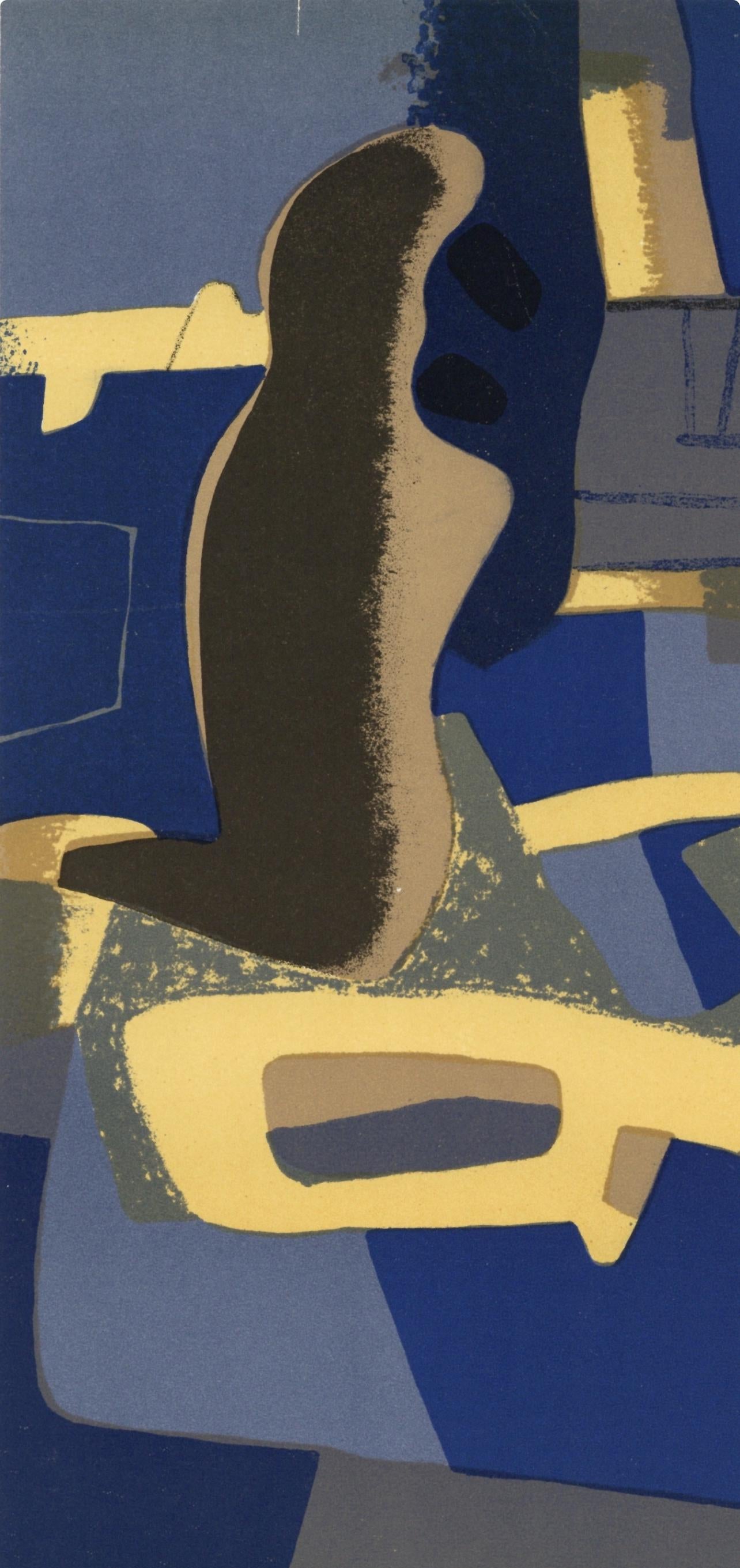 Maurice Estève, Face à face, XXe siècle, Limited Edition Lithograph