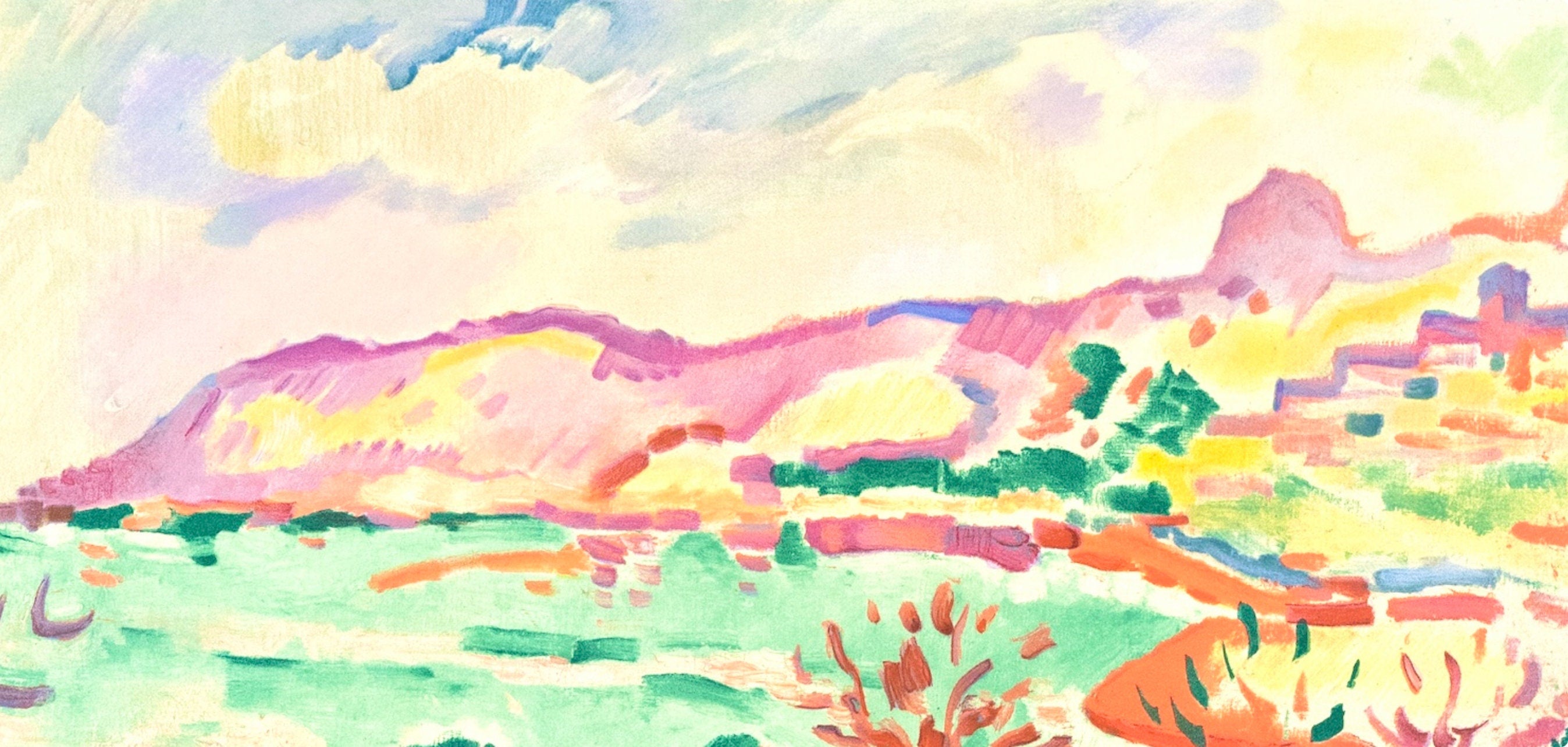 Georges Braque, Paysage a L'estaque, Fauves, Collection Pierre Lévy, Limited Edition Lithograph
