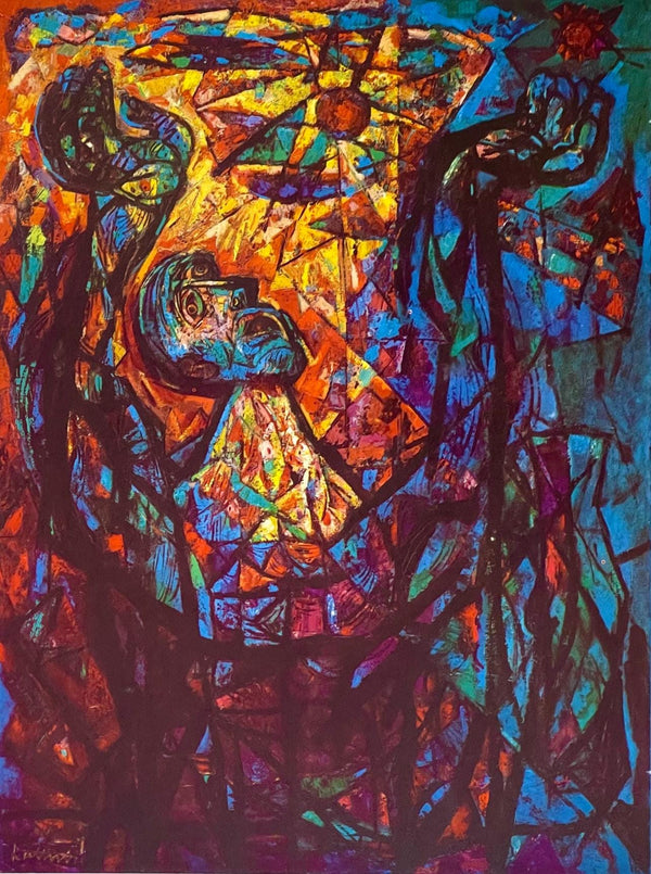 Abraham Rattner, Job, Limited Edition Lithograph