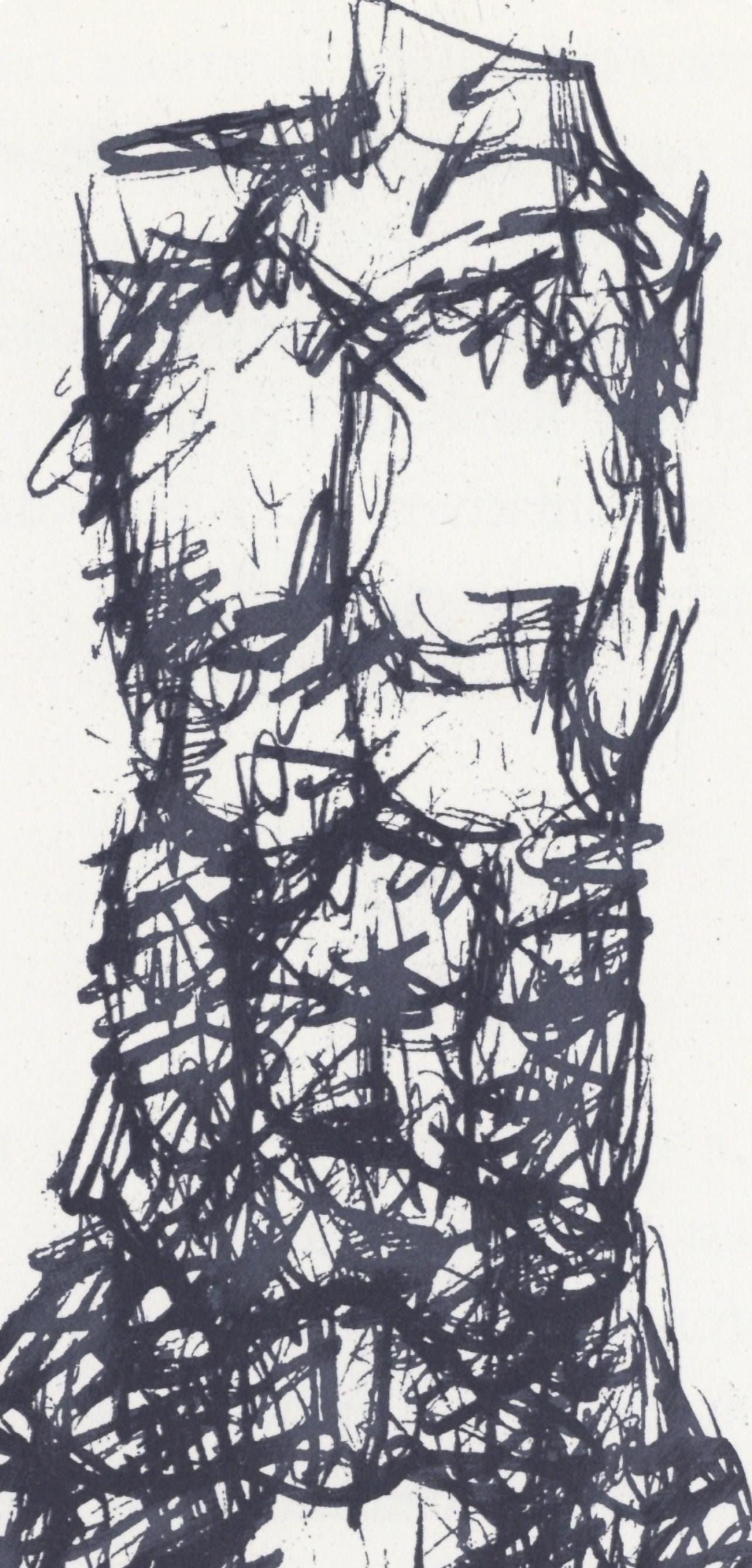 Raoul Ubac, Composition, Derrière le miroir, Limited Edition Lithograph