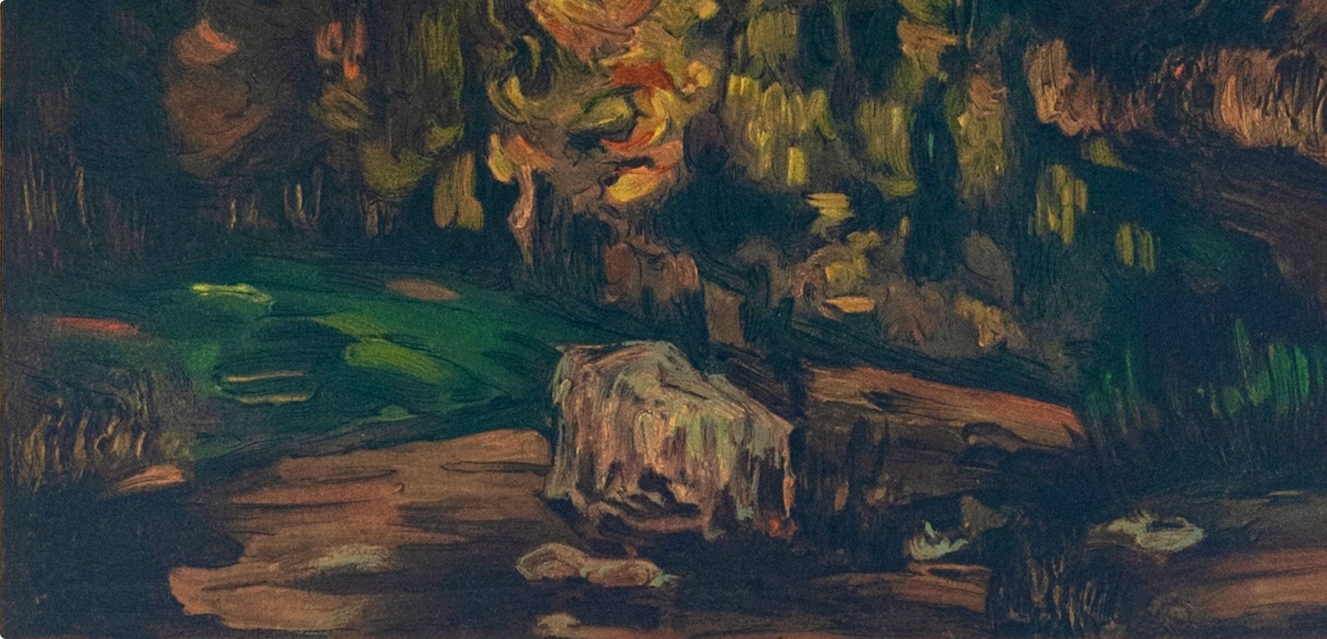 Paul Cézanne, Paysage à Aix, Les Réalistes Lyriques, Collection Pierre Lévy, Limited Edition Lithograph