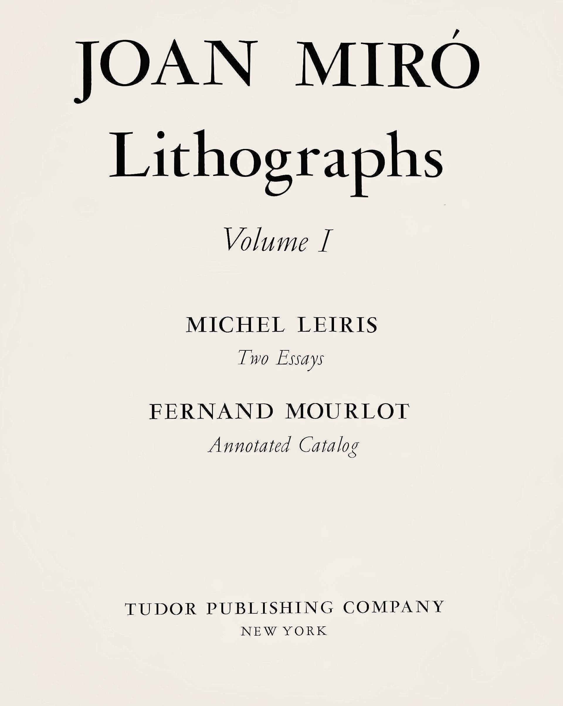 Joan Miró, Composition, (Cramer 160; Mourlot 857), Joan Miró Lithographs, Limited Edition Lithograph