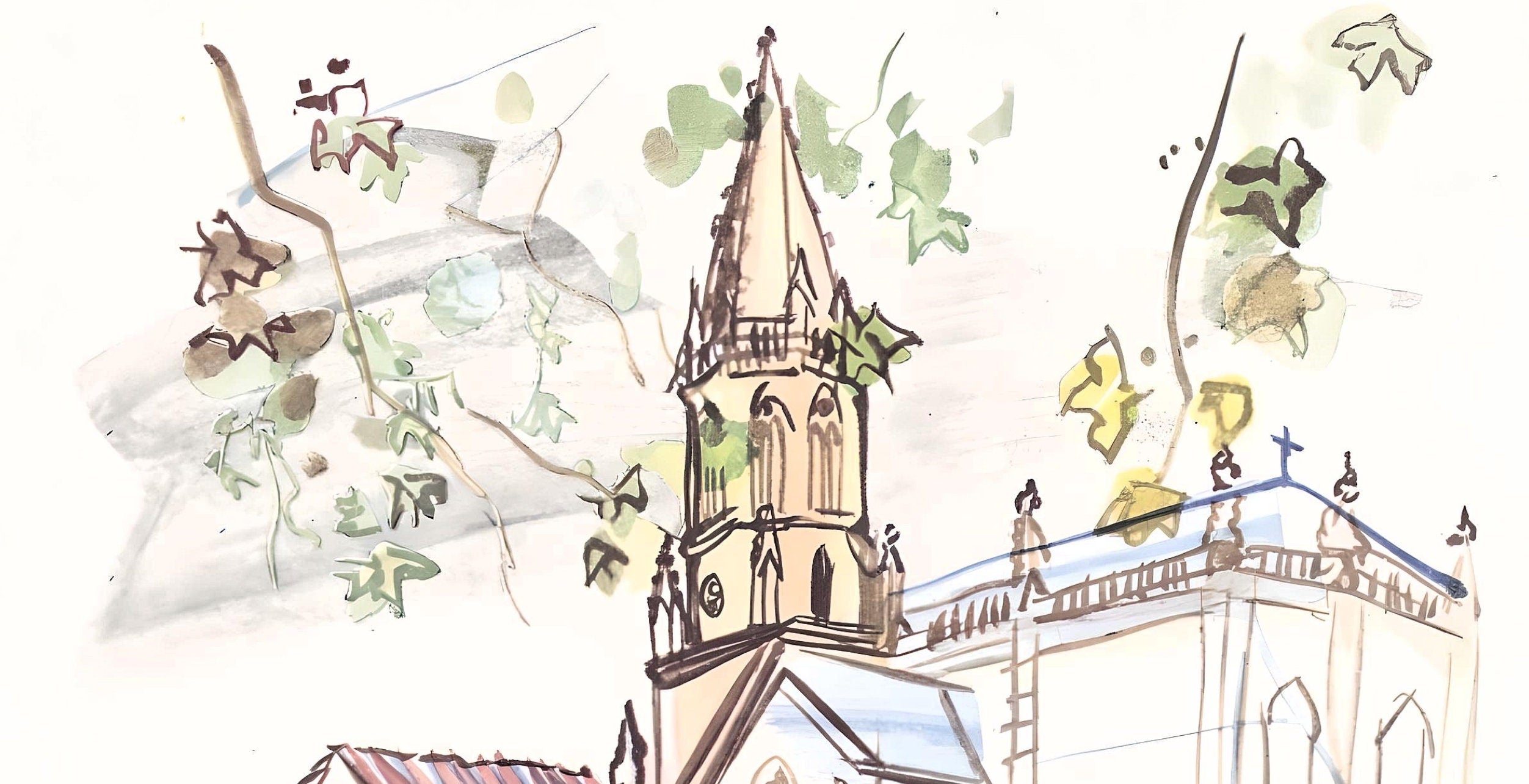 Raoul Dufy, L'église de Lestel, Vacances forcées