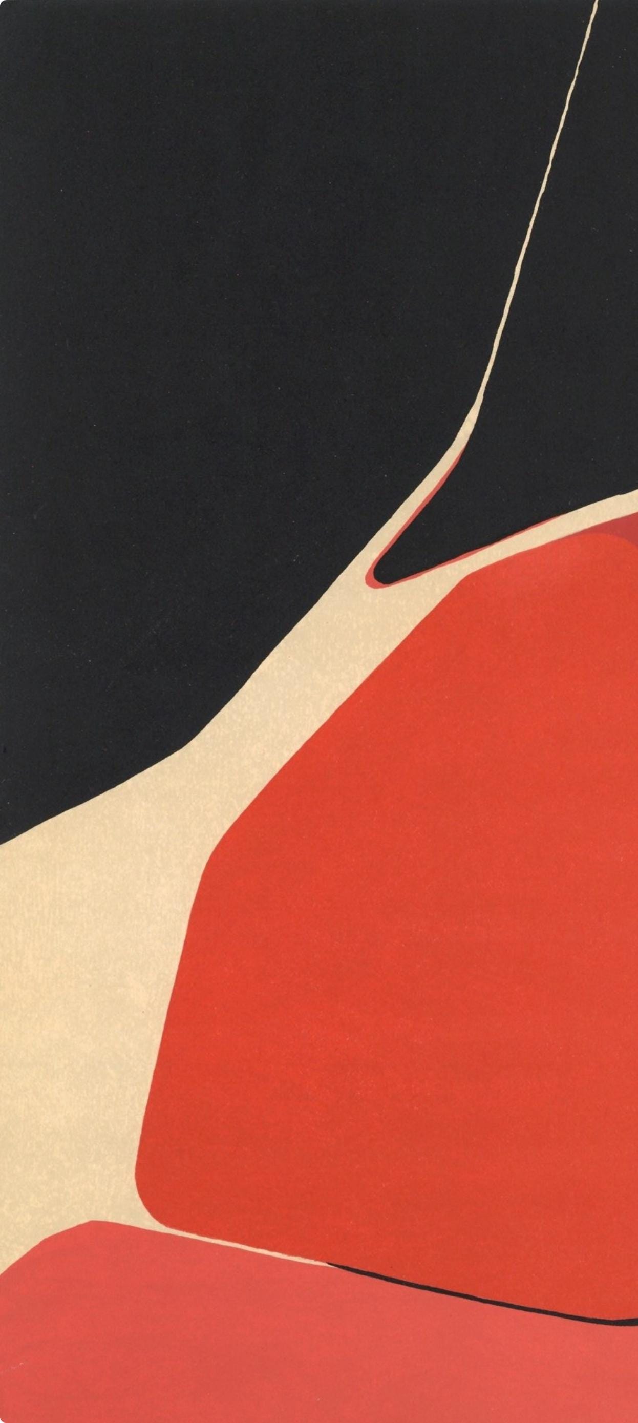 Pablo Palazuelo, Composition, Derrière le miroir, Limited Edition Lithograph