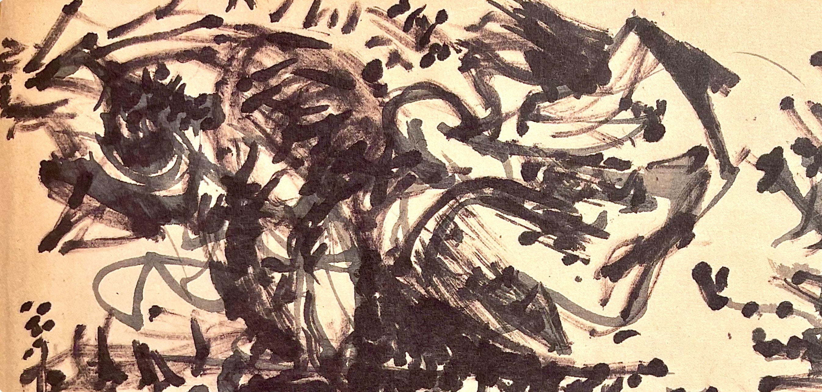 Jackson Pollock, Composition, Jackson Pollock, The Last Sketchbook, Limited Edition Lithograph