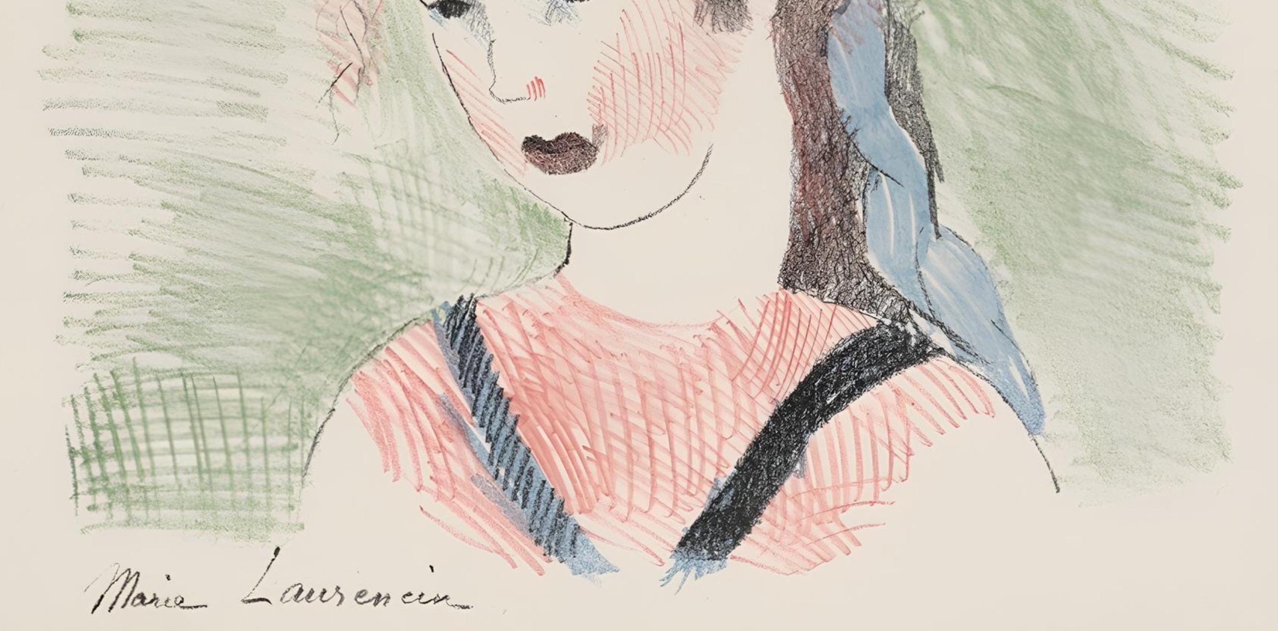 Marie Laurencin, Composition, Alice's Adventures in Wonderland, Limited Edition Lithograph