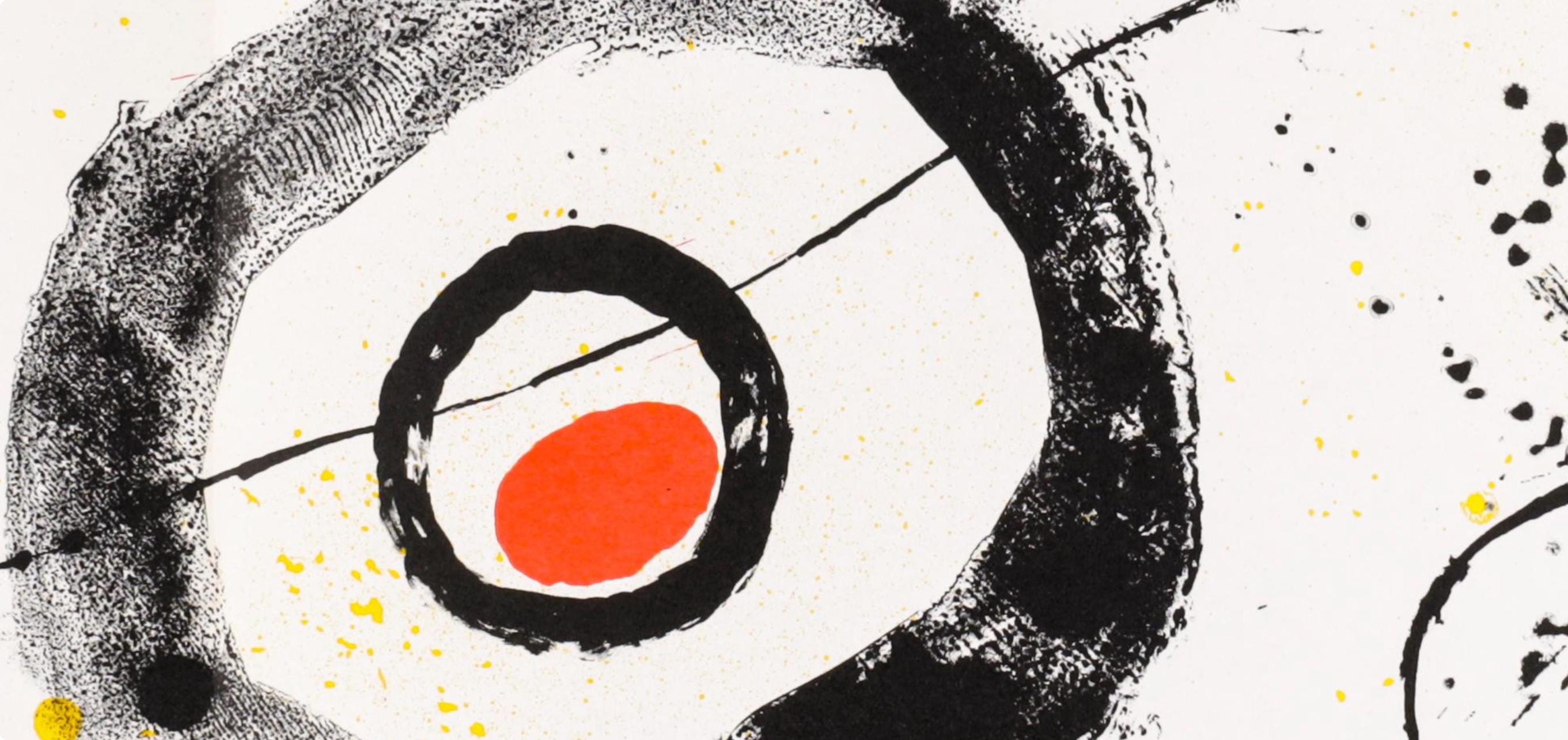 Joan Miró, Composition (Cramer 83; Mourlot 340-347), Derrière le miroir, Limited Edition Lithograph