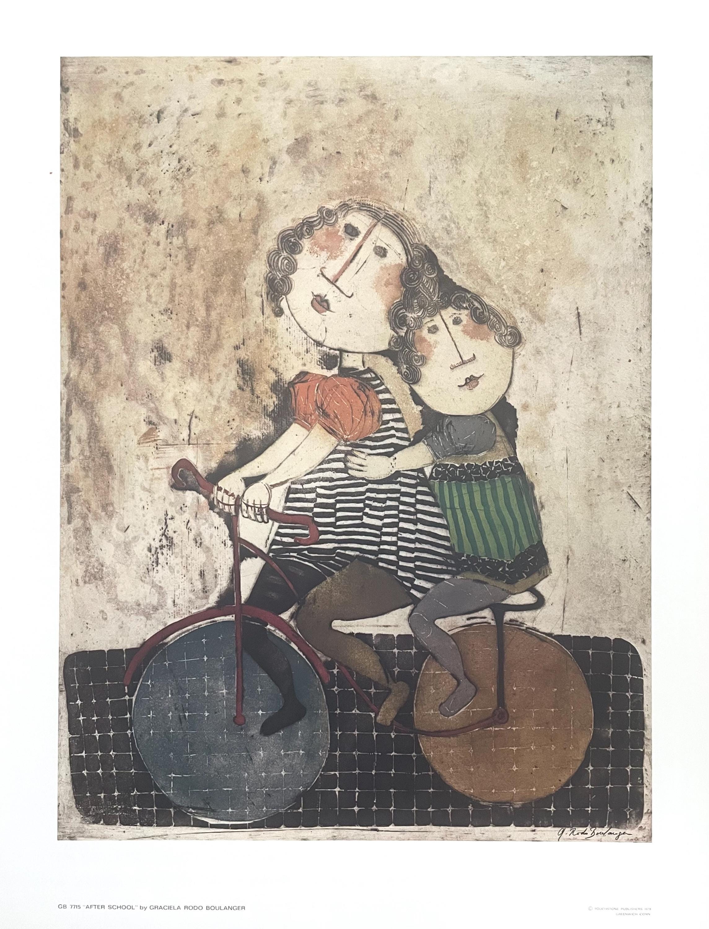 Graciela Rodo Boulanger, After School, Original Edition Offset Lithograph
