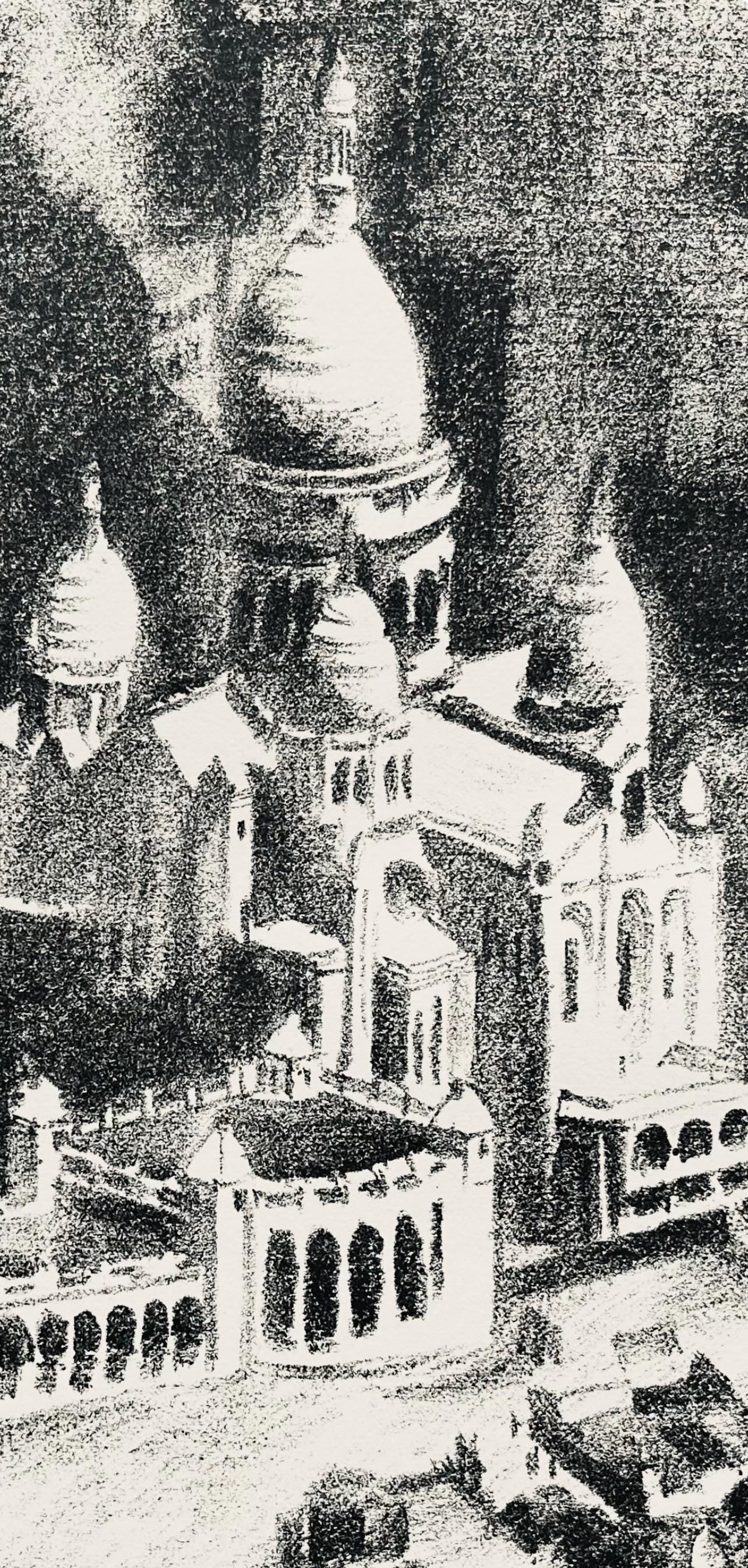 Robert Delaunay, Le Sacré-Cœur (Habasque 720-728), Allo! Paris!, Limited Edition Lithograph