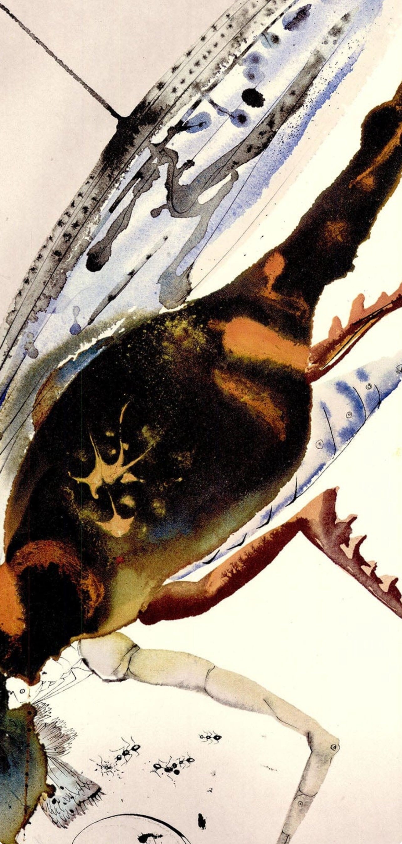 Salvador Dali, Composition (Michler/Löpsinger 1600; Field 69-3), Biblia Sacra, Limited Edition Lithograph
